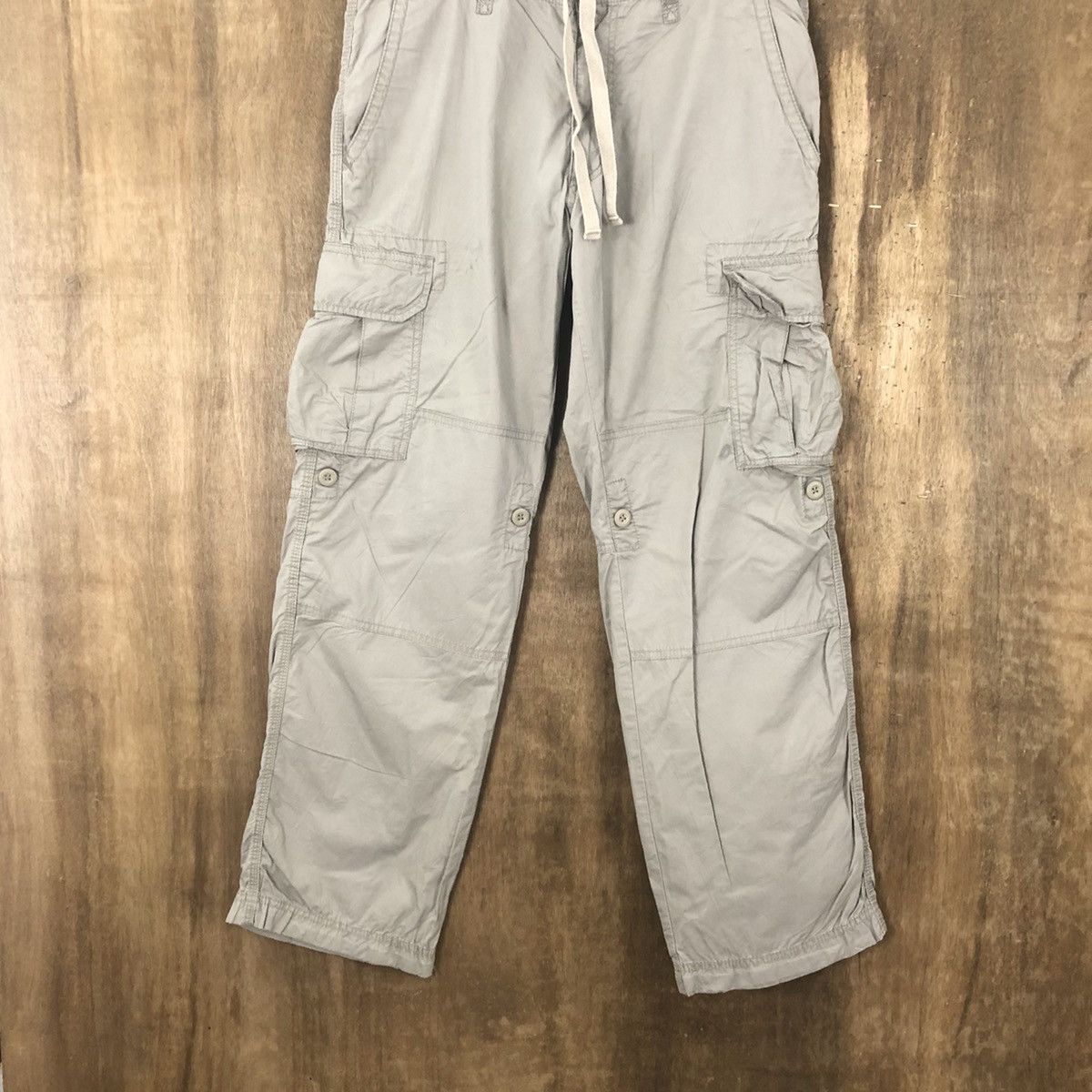Japanese Brand Uniqlo Brown japan utility Multipocket Cargo pants #6275 Size US 32 / EU 48 - 3 Thumbnail