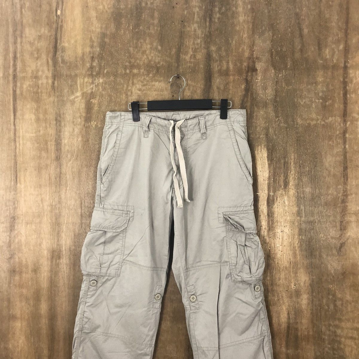 Japanese Brand Uniqlo Brown japan utility Multipocket Cargo pants #6275 Size US 32 / EU 48 - 2 Thumbnail