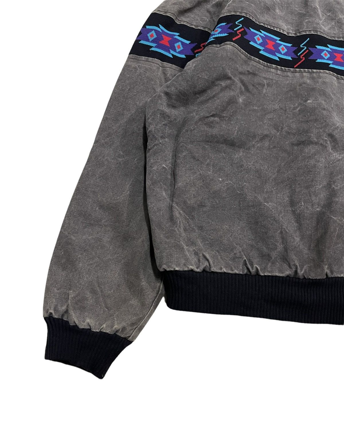 Vintage VINTAGE 70s DAVID JAMES BLANKET LINED BOMBER JACKET Size US L / EU 52-54 / 3 - 6 Thumbnail