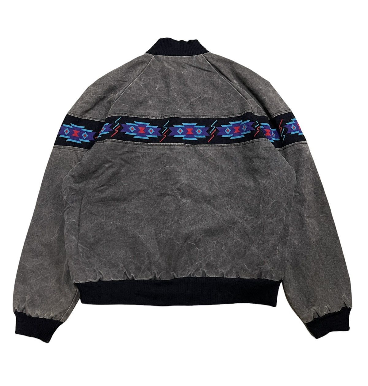 Vintage VINTAGE 70s DAVID JAMES BLANKET LINED BOMBER JACKET Size US L / EU 52-54 / 3 - 4 Thumbnail