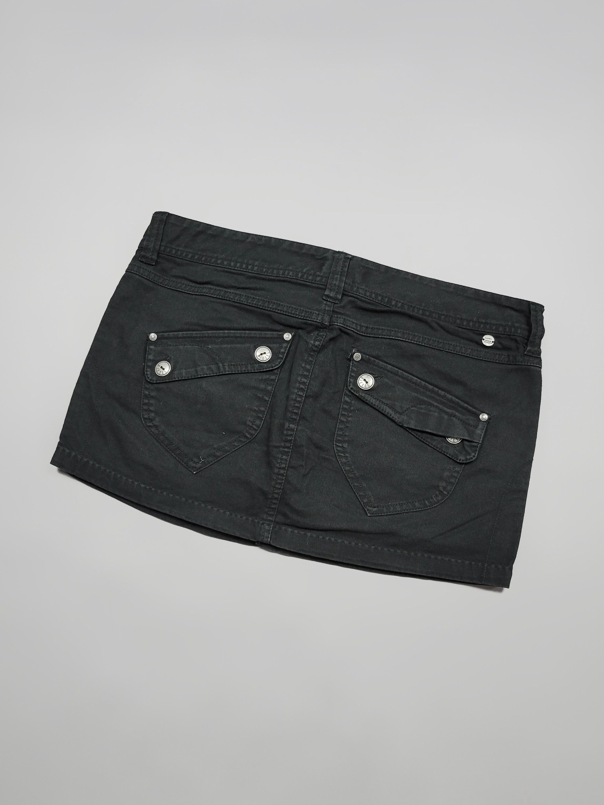 Diesel Vintage Y2K Diesel Denim Mini Skirt Size 30" / US 8 / IT 44 - 1 Thumbnail