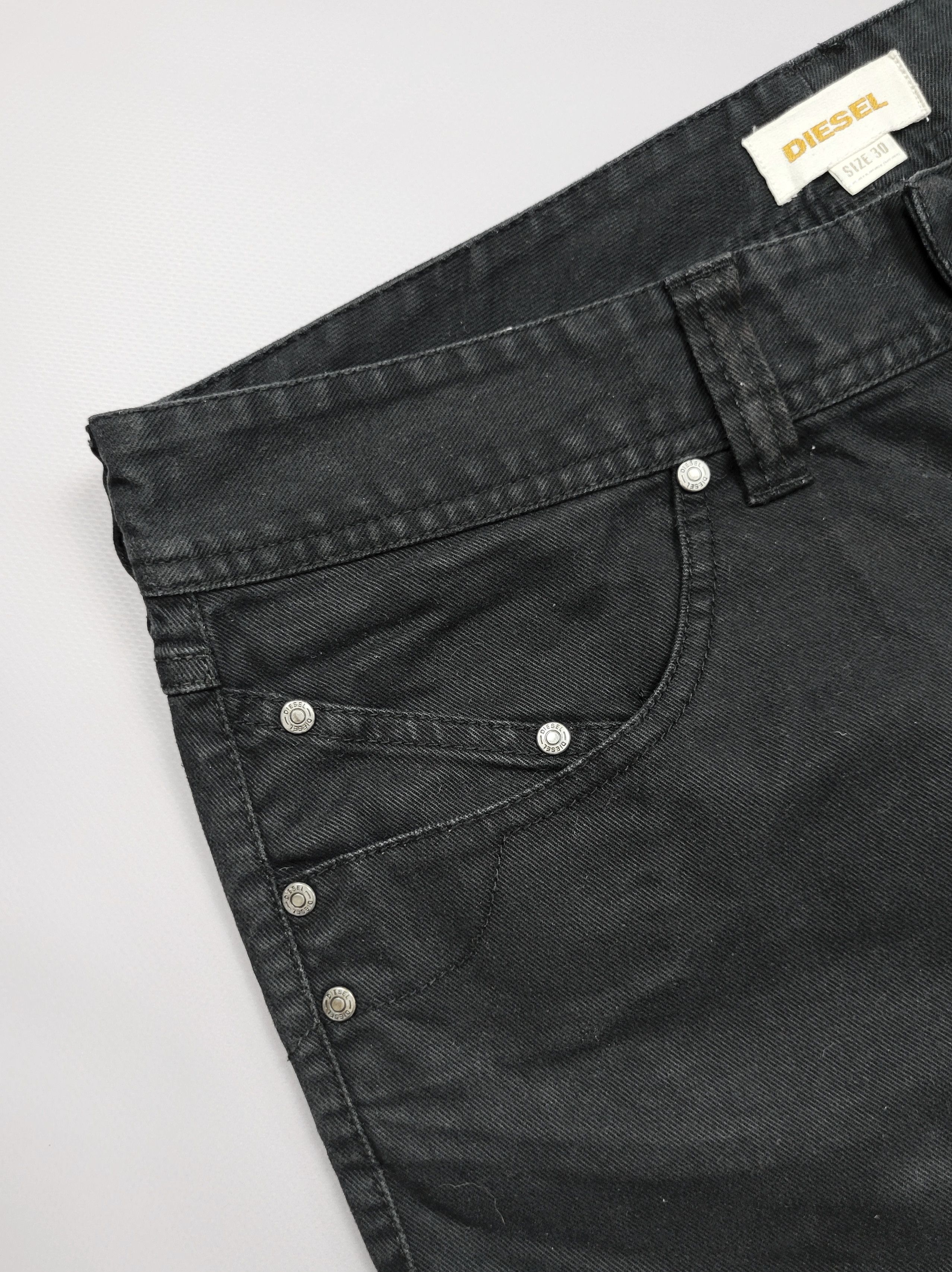 Diesel Vintage Y2K Diesel Denim Mini Skirt Size 30" / US 8 / IT 44 - 6 Thumbnail