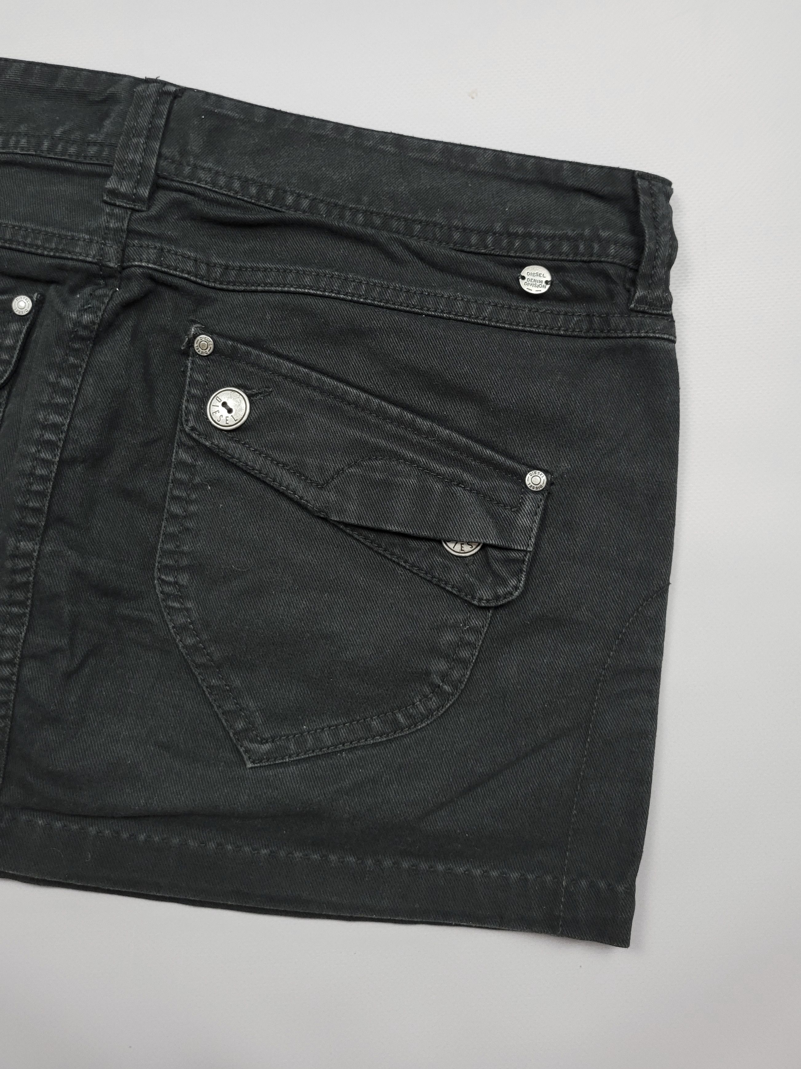 Diesel Vintage Y2K Diesel Denim Mini Skirt Size 30" / US 8 / IT 44 - 3 Thumbnail