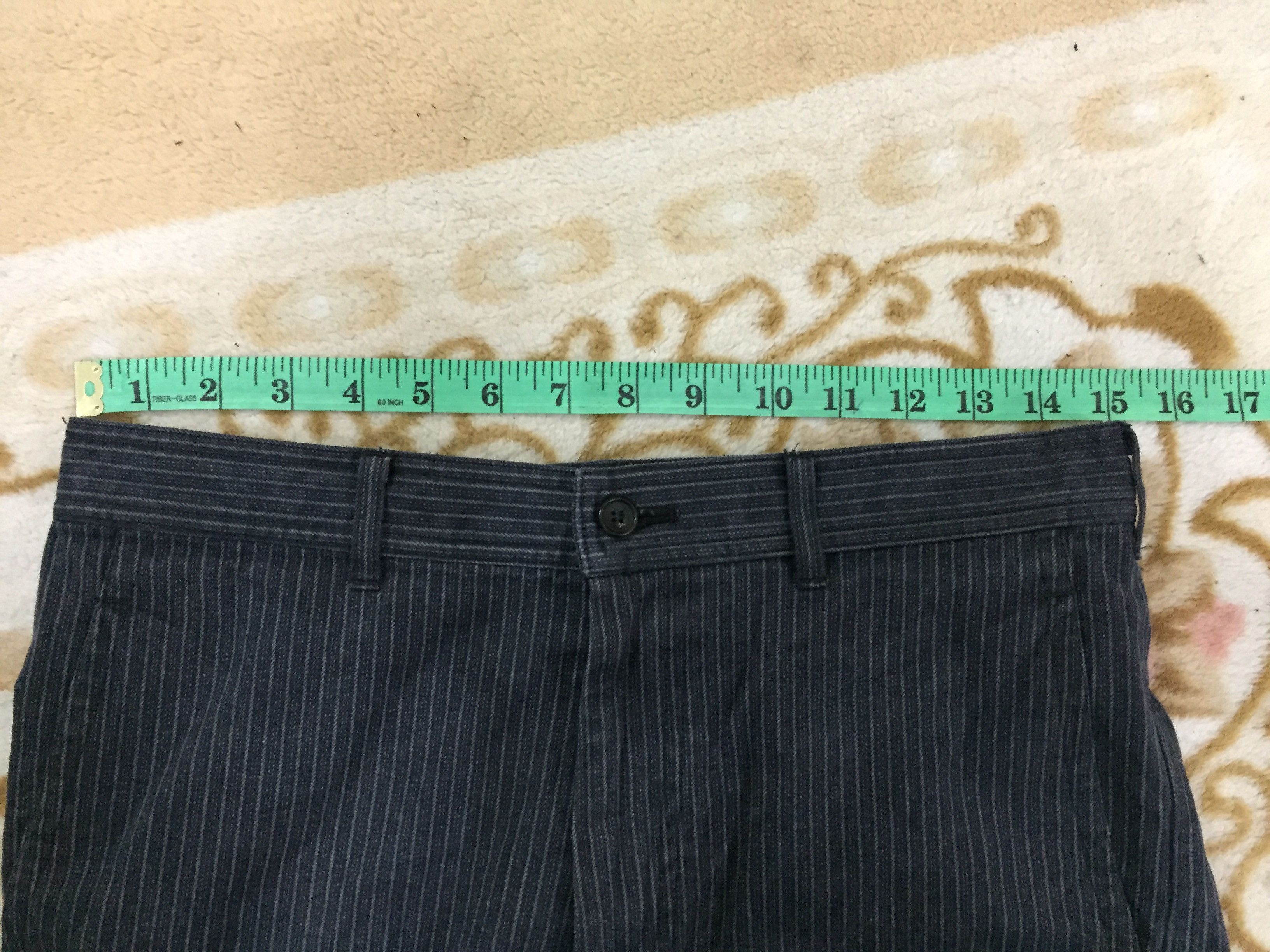 Comme des Garcons × Comme des Garcons Homme Vintage COMME DES GARCONS worker Stripe hickory pants Size US 30 / EU 46 - 10 Thumbnail