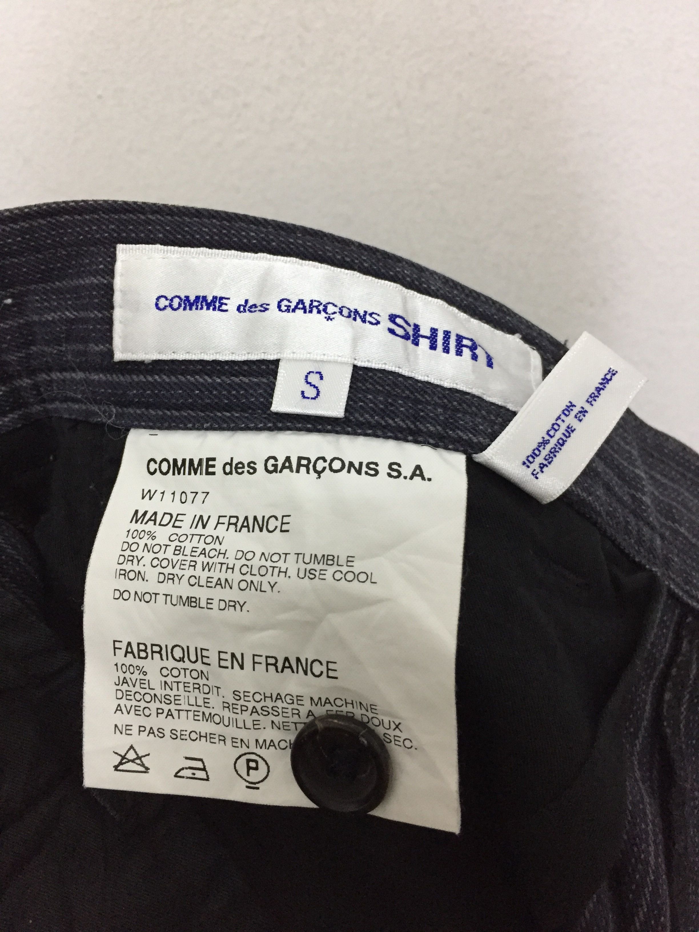 Comme des Garcons × Comme des Garcons Homme Vintage COMME DES GARCONS worker Stripe hickory pants Size US 30 / EU 46 - 9 Thumbnail