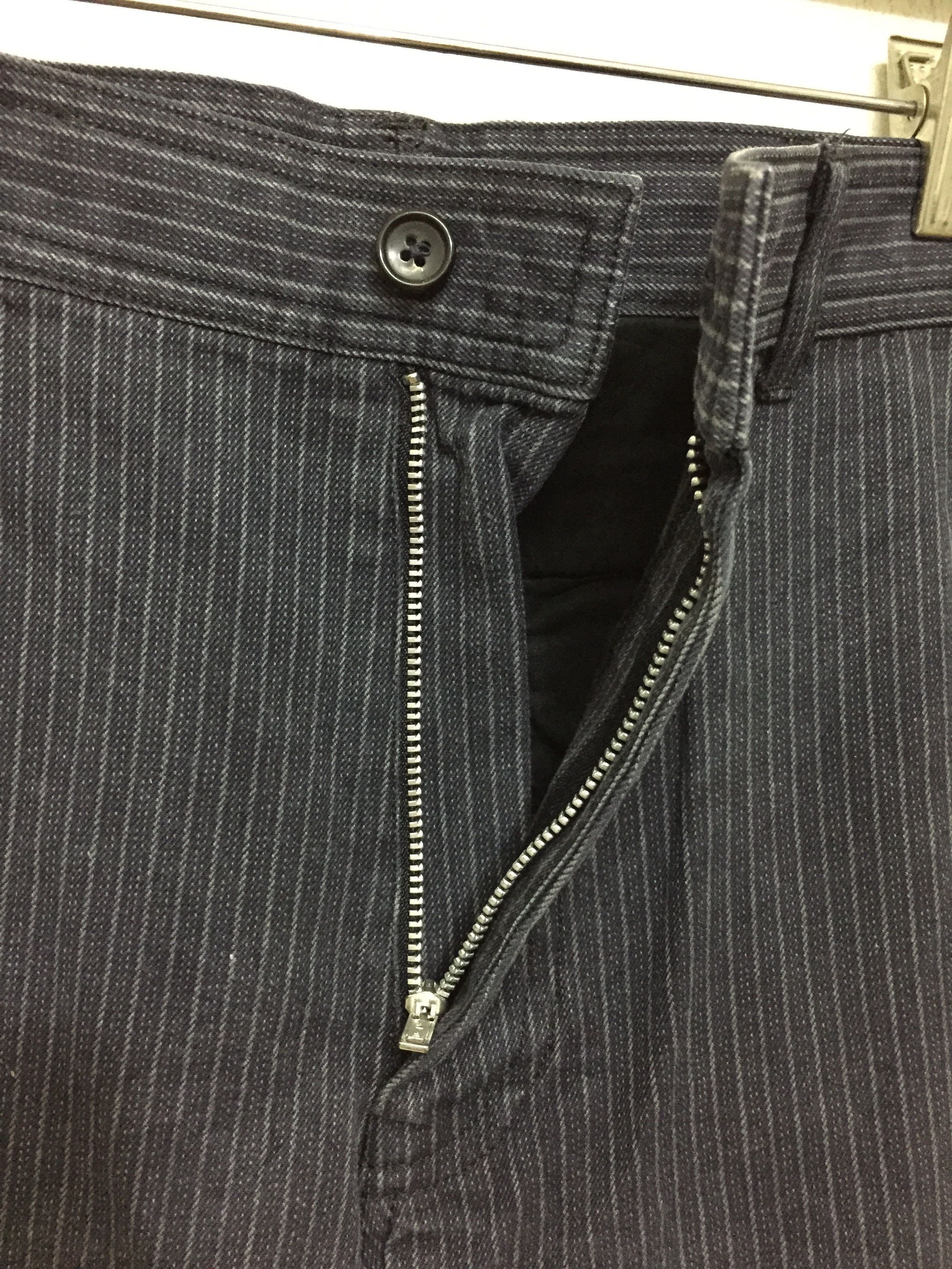 Comme des Garcons × Comme des Garcons Homme Vintage COMME DES GARCONS worker Stripe hickory pants Size US 30 / EU 46 - 6 Thumbnail