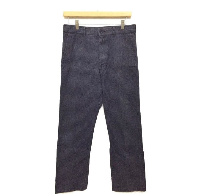 Comme des Garcons × Comme des Garcons Homme Vintage COMME DES GARCONS worker Stripe hickory pants Size US 30 / EU 46 - 2 Thumbnail