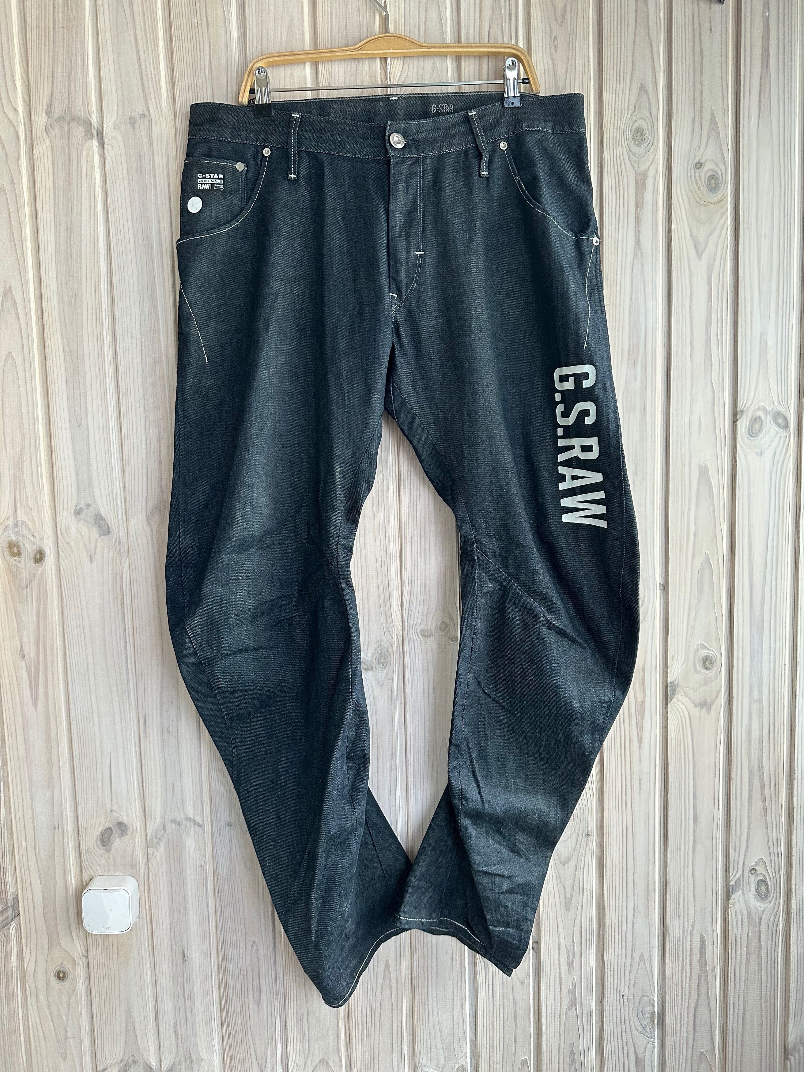 G-Star G-STAR Ewing Arc Loose Tapered Jeans Twisted Zip Fly Blue Size US 36 / EU 52 - 3 Thumbnail
