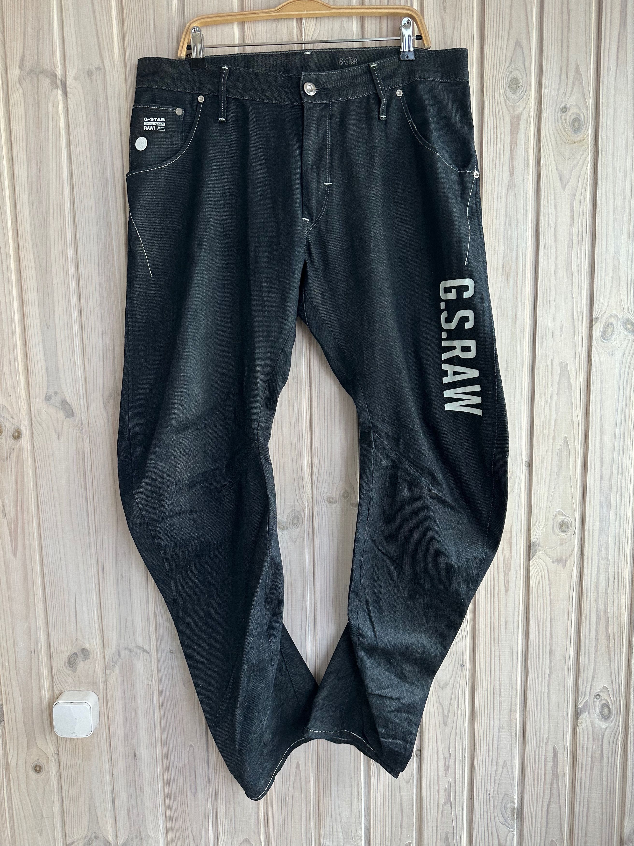G-Star G-STAR Ewing Arc Loose Tapered Jeans Twisted Zip Fly Blue Size US 36 / EU 52 - 2 Thumbnail