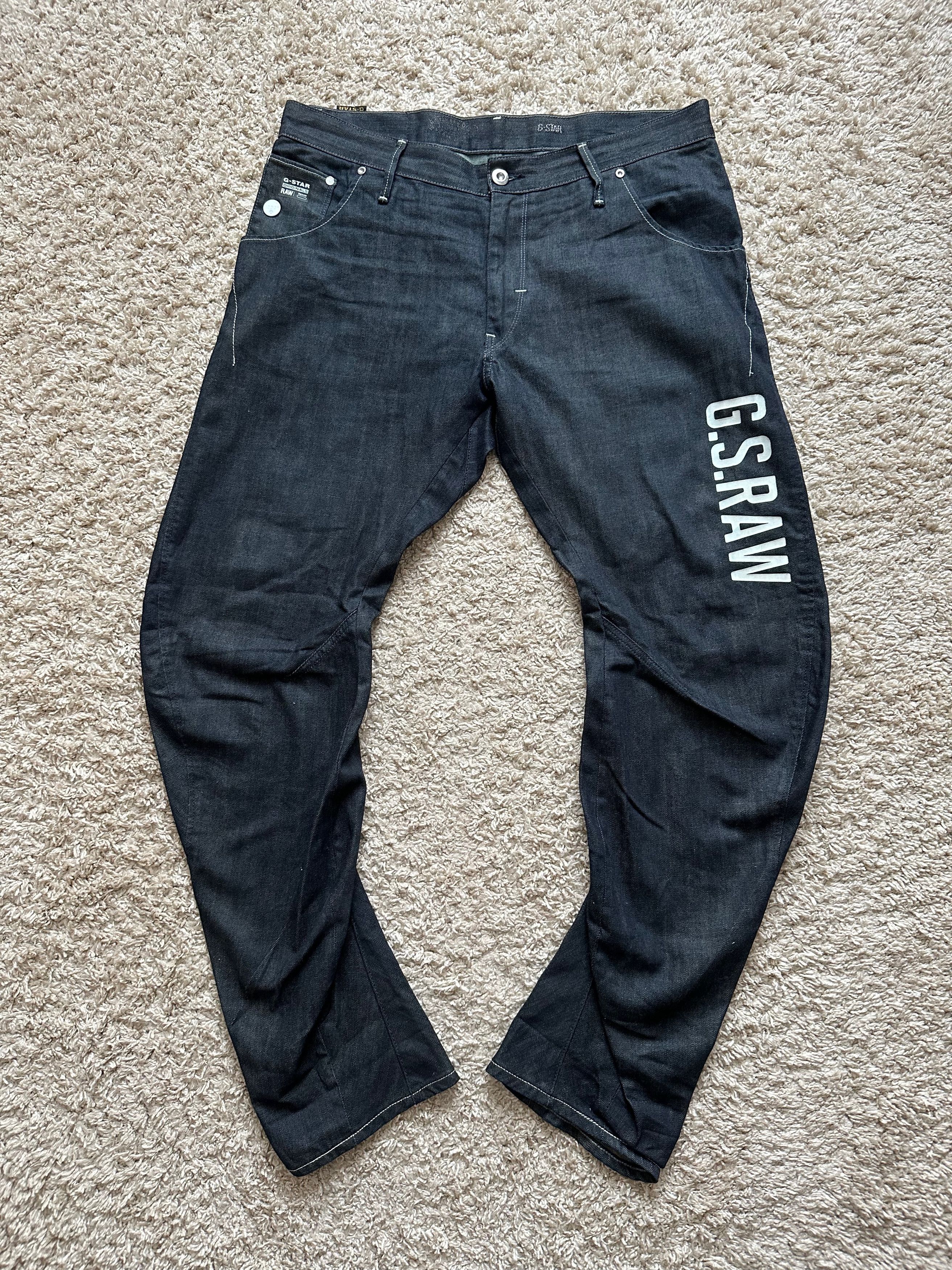 G-Star G-STAR Ewing Arc Loose Tapered Jeans Twisted Zip Fly Blue Size US 36 / EU 52 - 1 Thumbnail