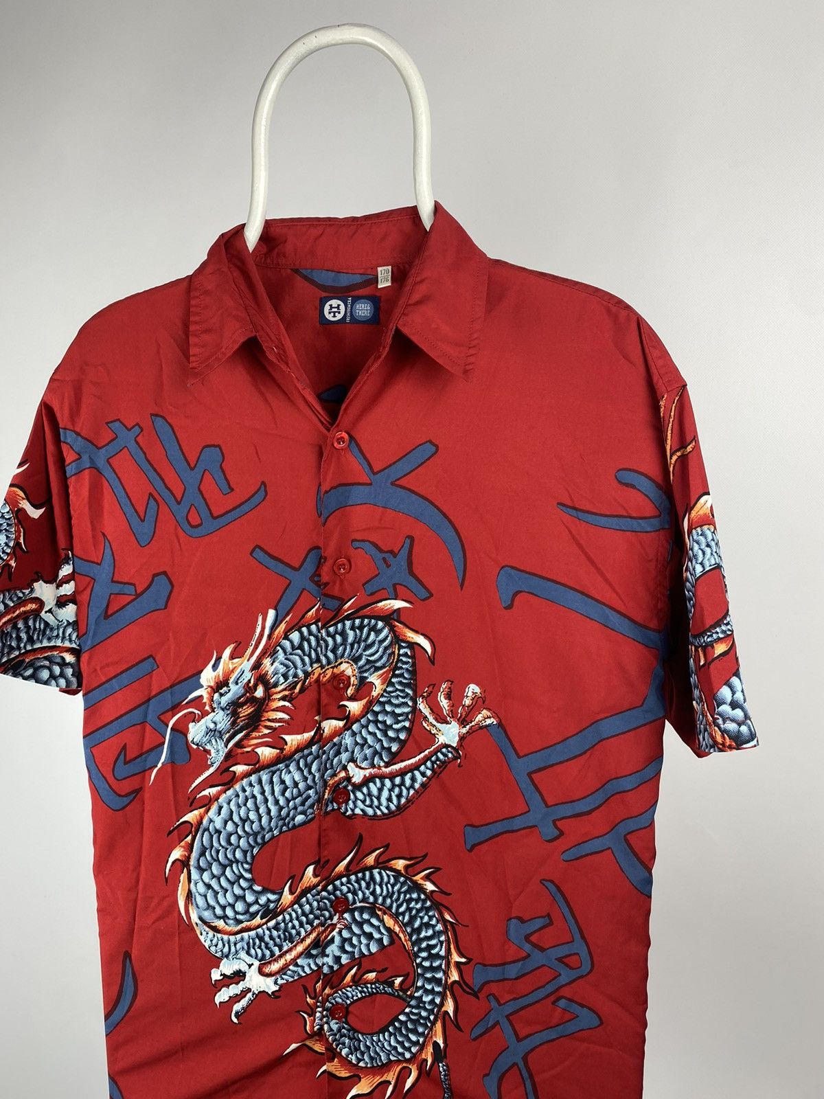 Japanese Brand Hawaii shirt dragon Japanese brand size Large vintage Size US L / EU 52-54 / 3 - 2 Thumbnail
