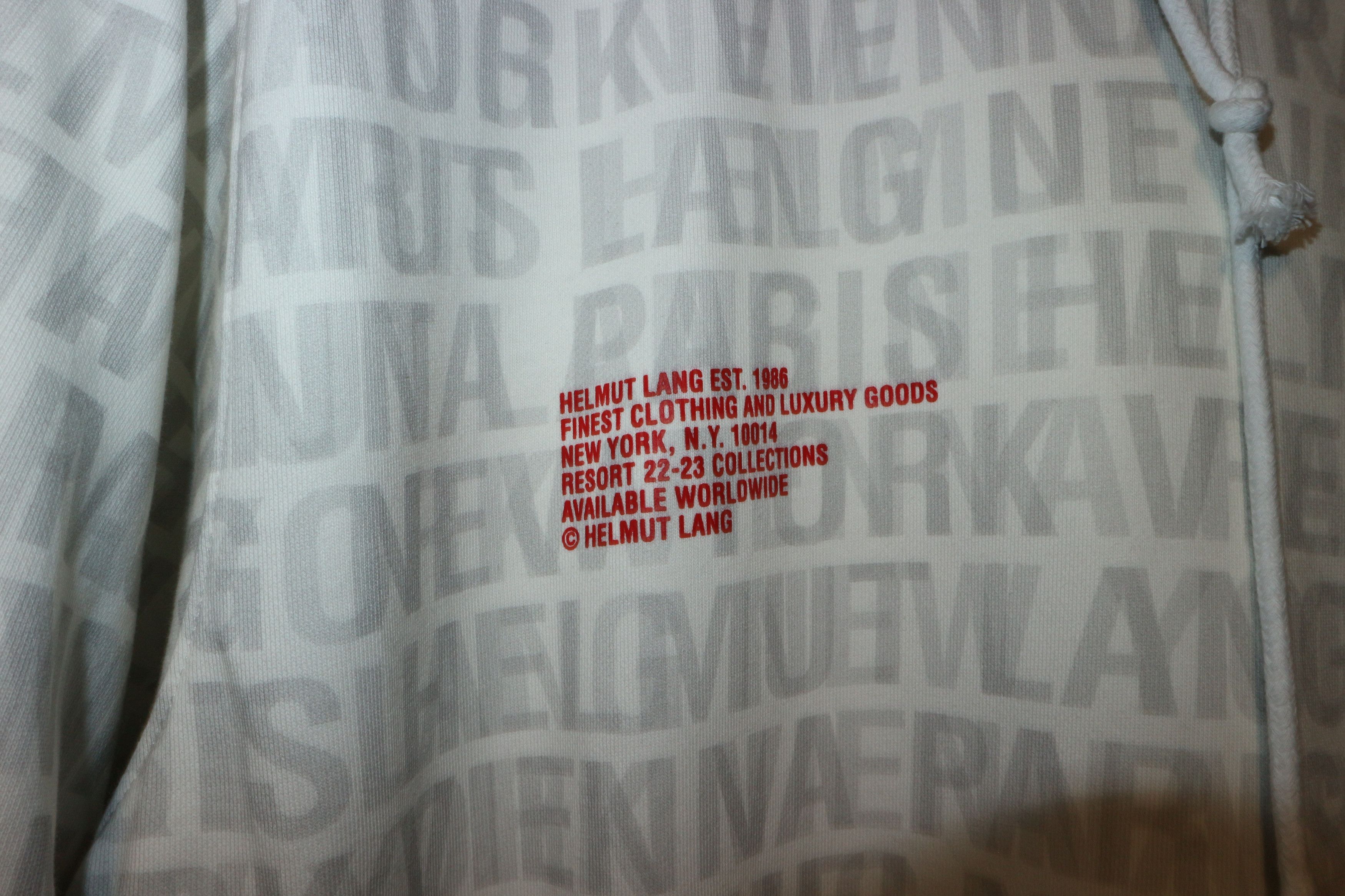 Helmut Lang SS23 All over print hoodie Size US S / EU 44-46 / 1 - 3 Thumbnail