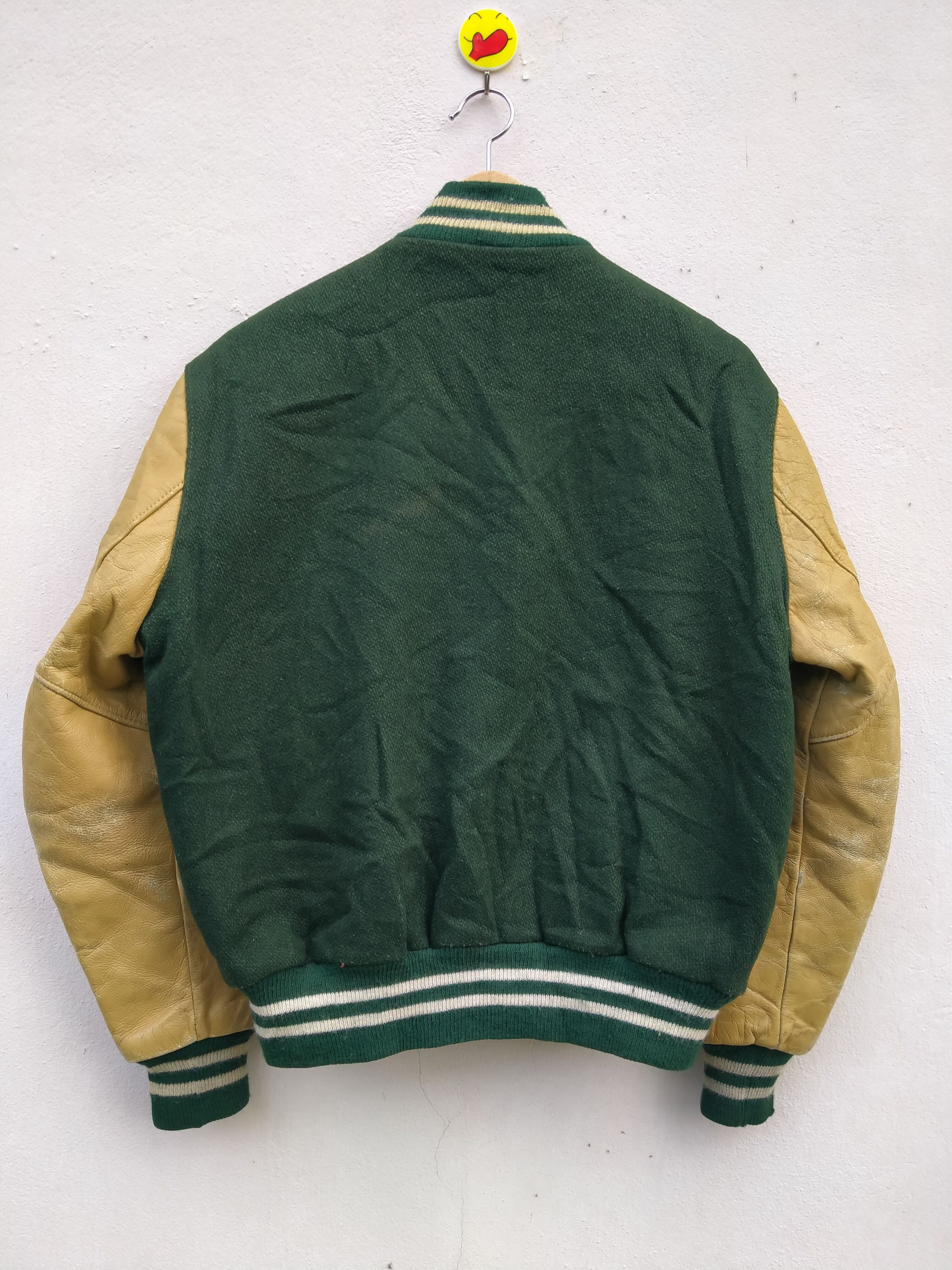 Vintage 70s Varsity Wool Letterman's Sports Jacket DeLong Sportswear Size US M / EU 48-50 / 2 - 3 Thumbnail