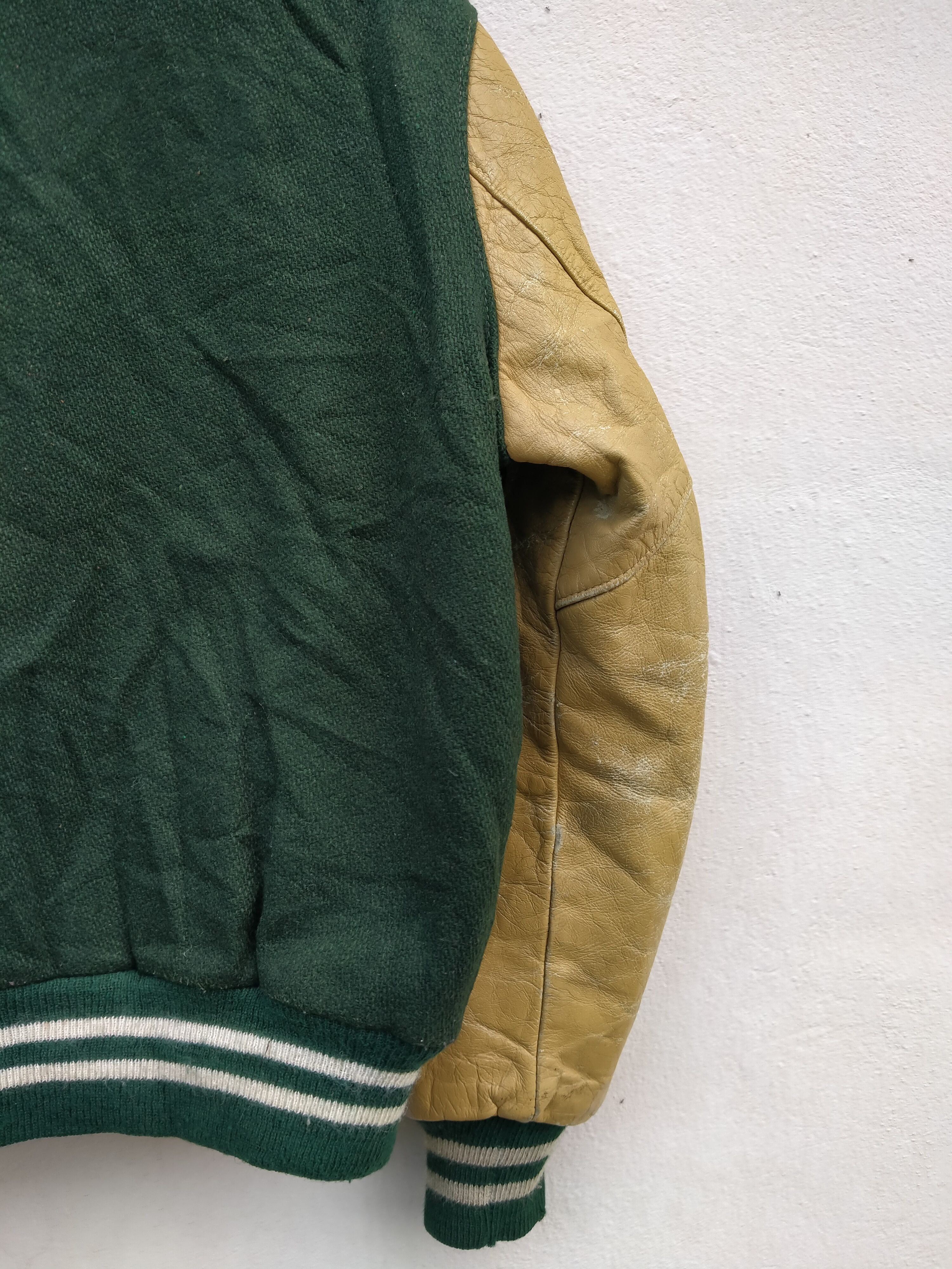 Vintage 70s Varsity Wool Letterman's Sports Jacket DeLong Sportswear Size US M / EU 48-50 / 2 - 8 Thumbnail