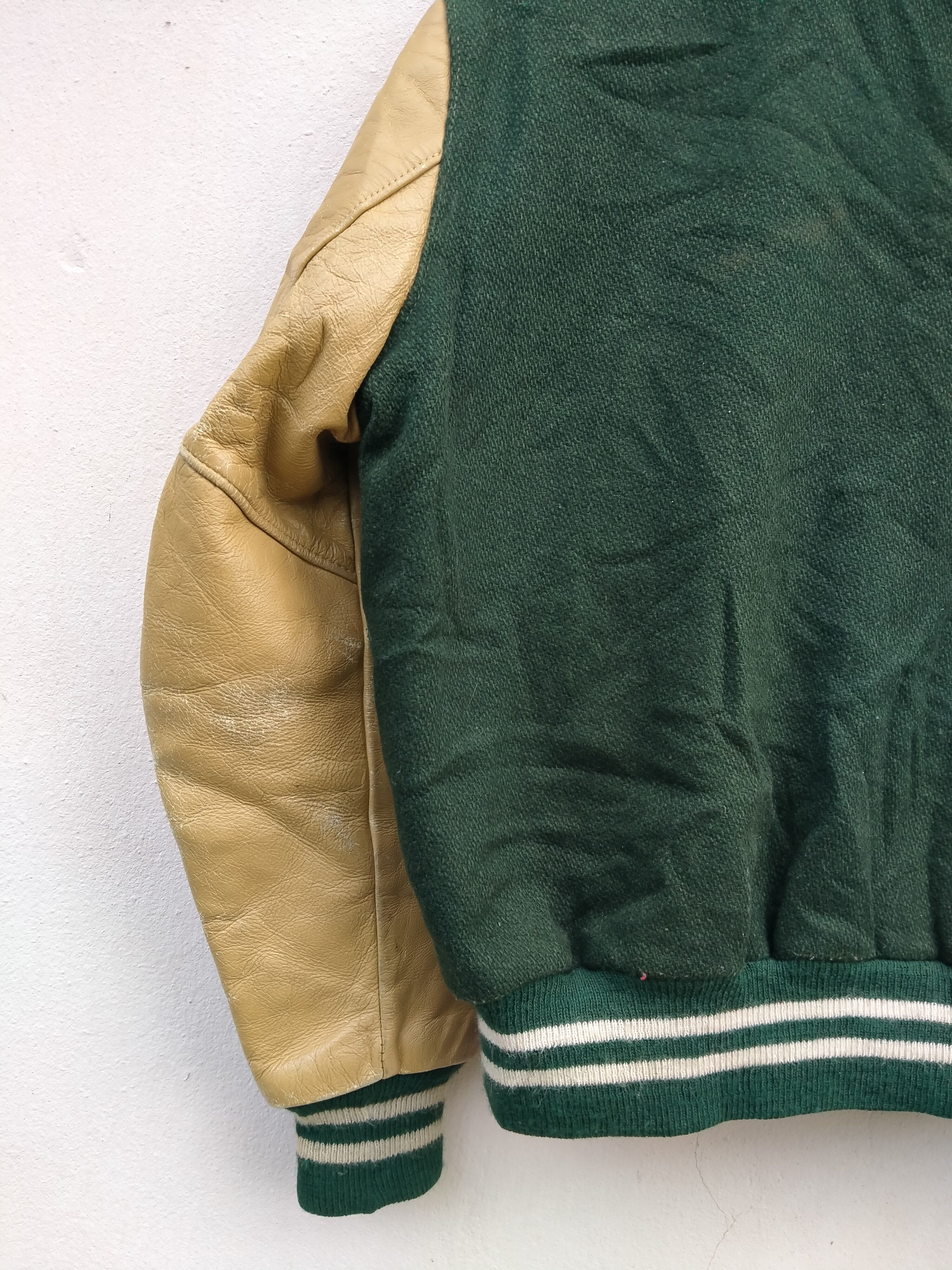 Vintage 70s Varsity Wool Letterman's Sports Jacket DeLong Sportswear Size US M / EU 48-50 / 2 - 7 Thumbnail