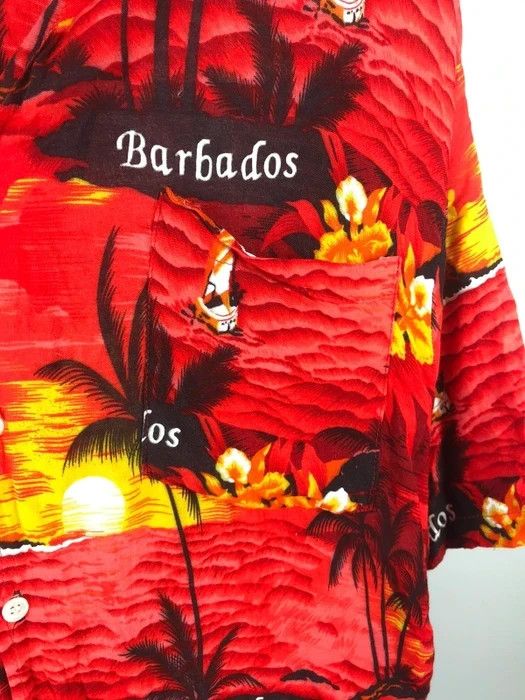 Other Hawaii shirt Barbados logo vintage crazy shirt size Medium Size US M / EU 48-50 / 2 - 4 Thumbnail