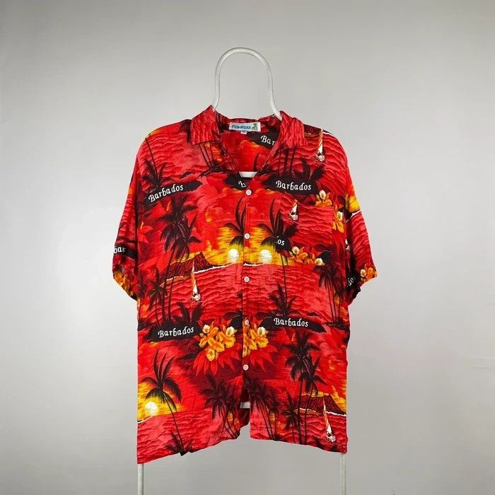 Other Hawaii shirt Barbados logo vintage crazy shirt size Medium Size US M / EU 48-50 / 2 - 1 Thumbnail