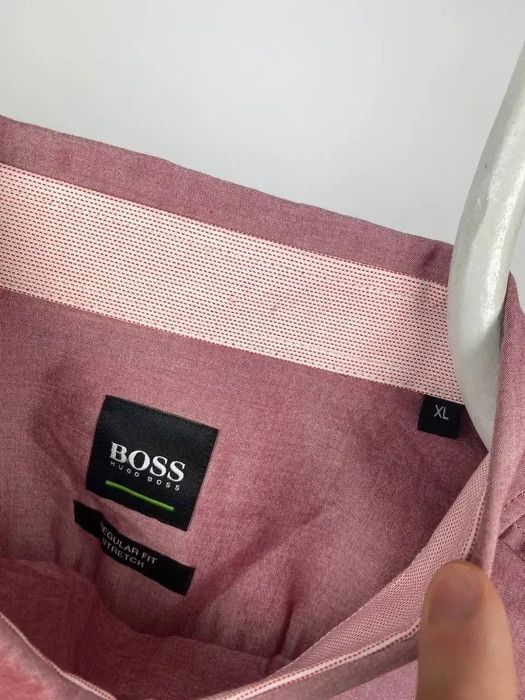 Hugo Boss Hugo boss shirt formal vintage luxury size XLarge pink Size US XL / EU 56 / 4 - 3 Thumbnail