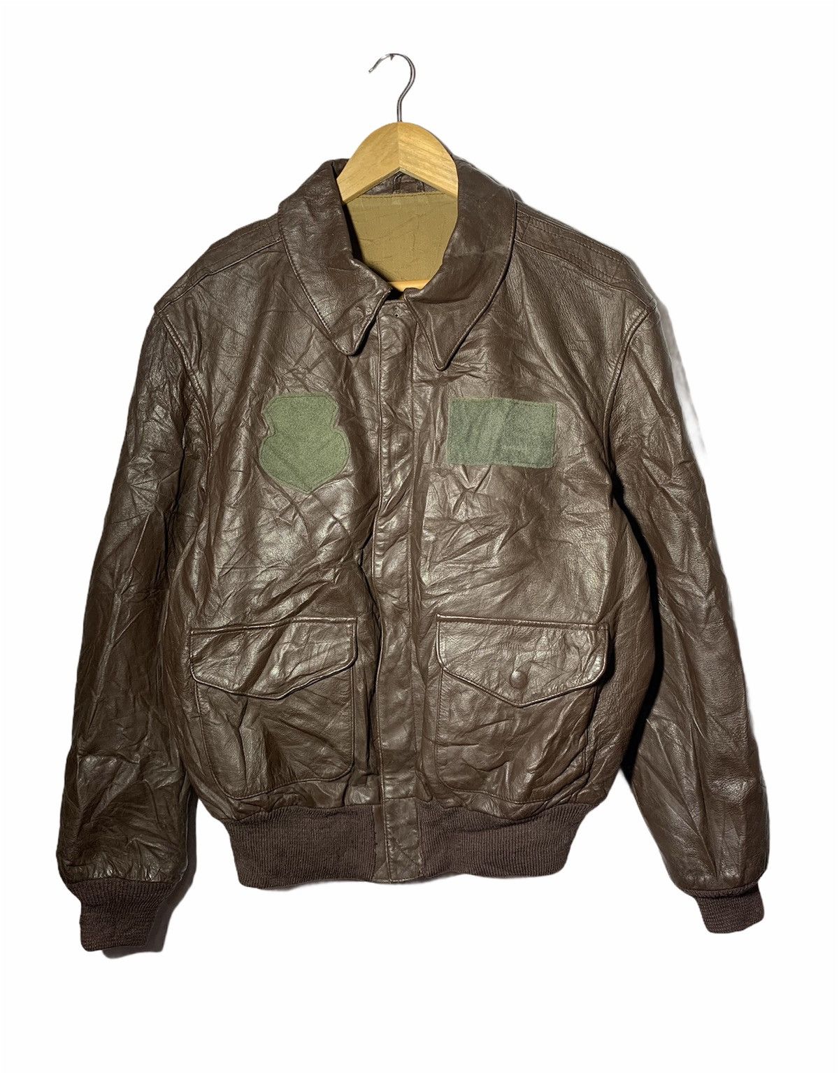 Cooper 🔥RARE VTG COOPER MFG TYPE A-2 FLYERS LEATHER JACKETS Size US M / EU 48-50 / 2 - 1 Thumbnail
