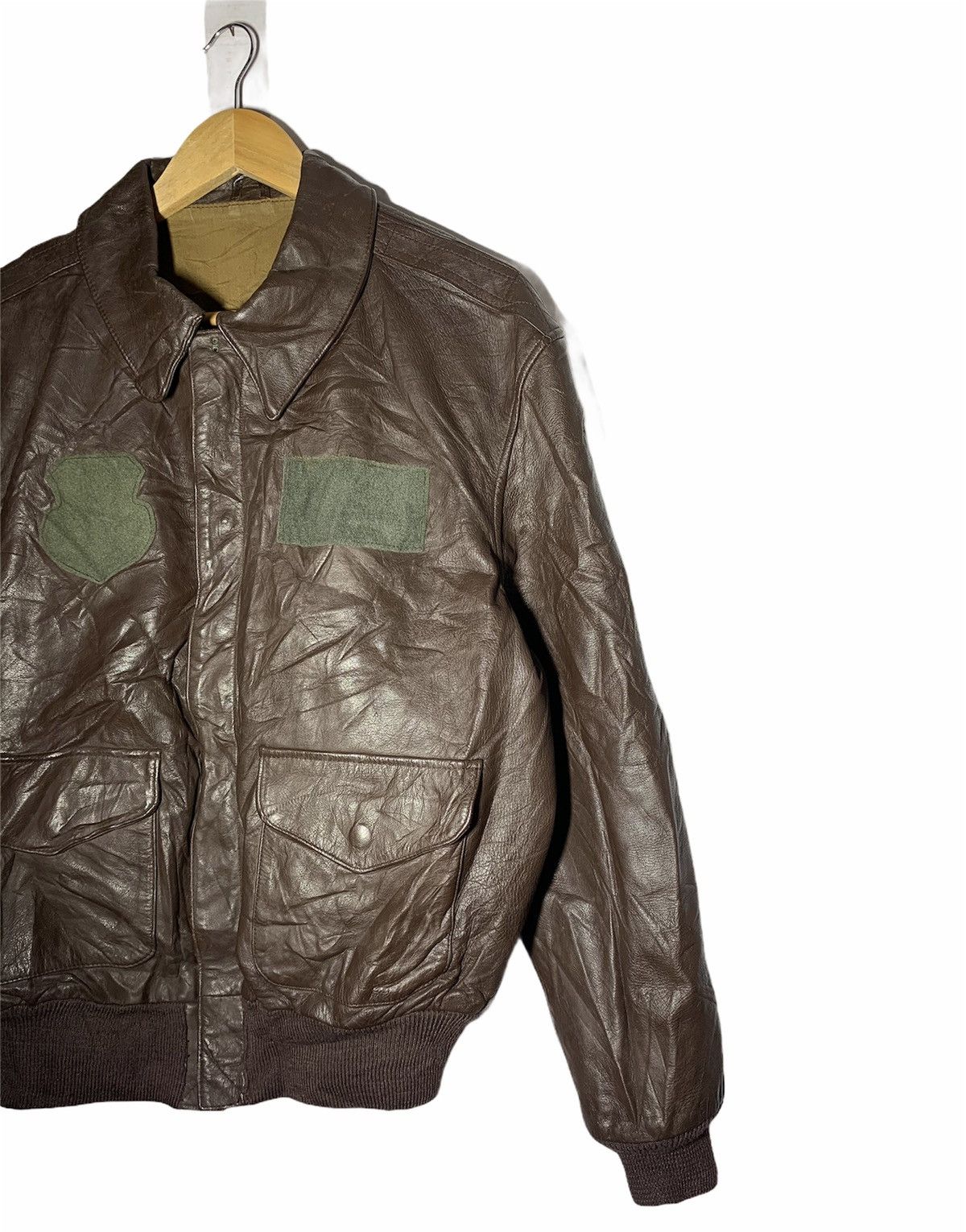 Cooper 🔥RARE VTG COOPER MFG TYPE A-2 FLYERS LEATHER JACKETS Size US M / EU 48-50 / 2 - 2 Thumbnail
