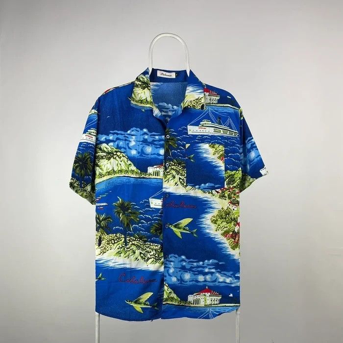 Vintage Hawaii shirt liner prints vintage surf style size XLarge Size US XL / EU 56 / 4 - 1 Thumbnail