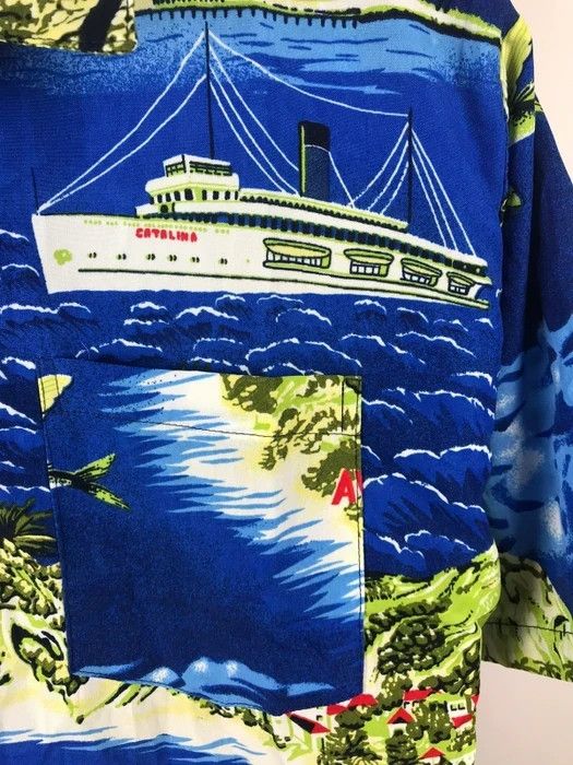 Vintage Hawaii shirt liner prints vintage surf style size XLarge Size US XL / EU 56 / 4 - 3 Thumbnail