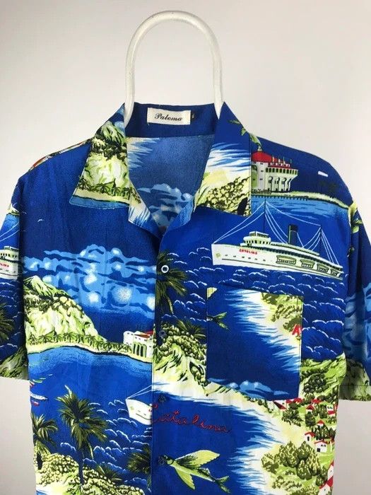 Vintage Hawaii shirt liner prints vintage surf style size XLarge Size US XL / EU 56 / 4 - 2 Thumbnail