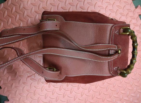 Gucci Gucci vintage suede backpack Size ONE SIZE - 2 Thumbnail