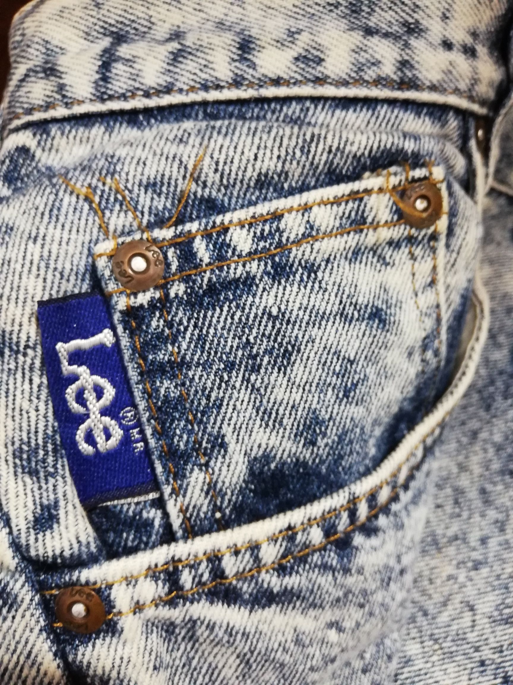Lee Vintage Lee Jeans Acid Wash Size US 34 / EU 50 - 2 Thumbnail