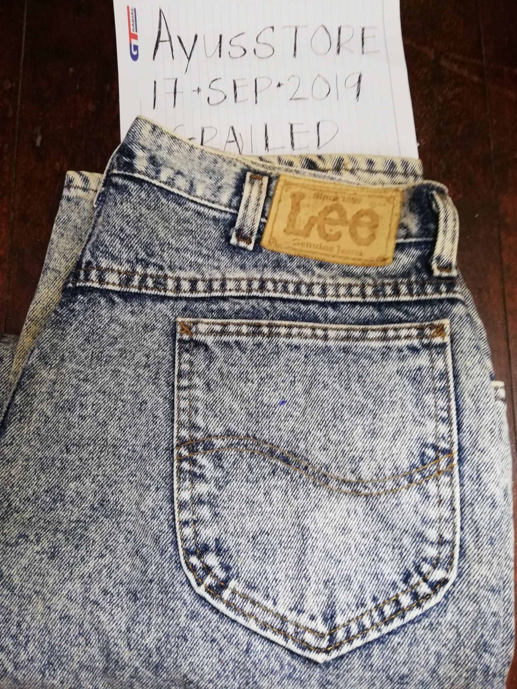 Lee Vintage Lee Jeans Acid Wash Size US 34 / EU 50 - 1 Thumbnail