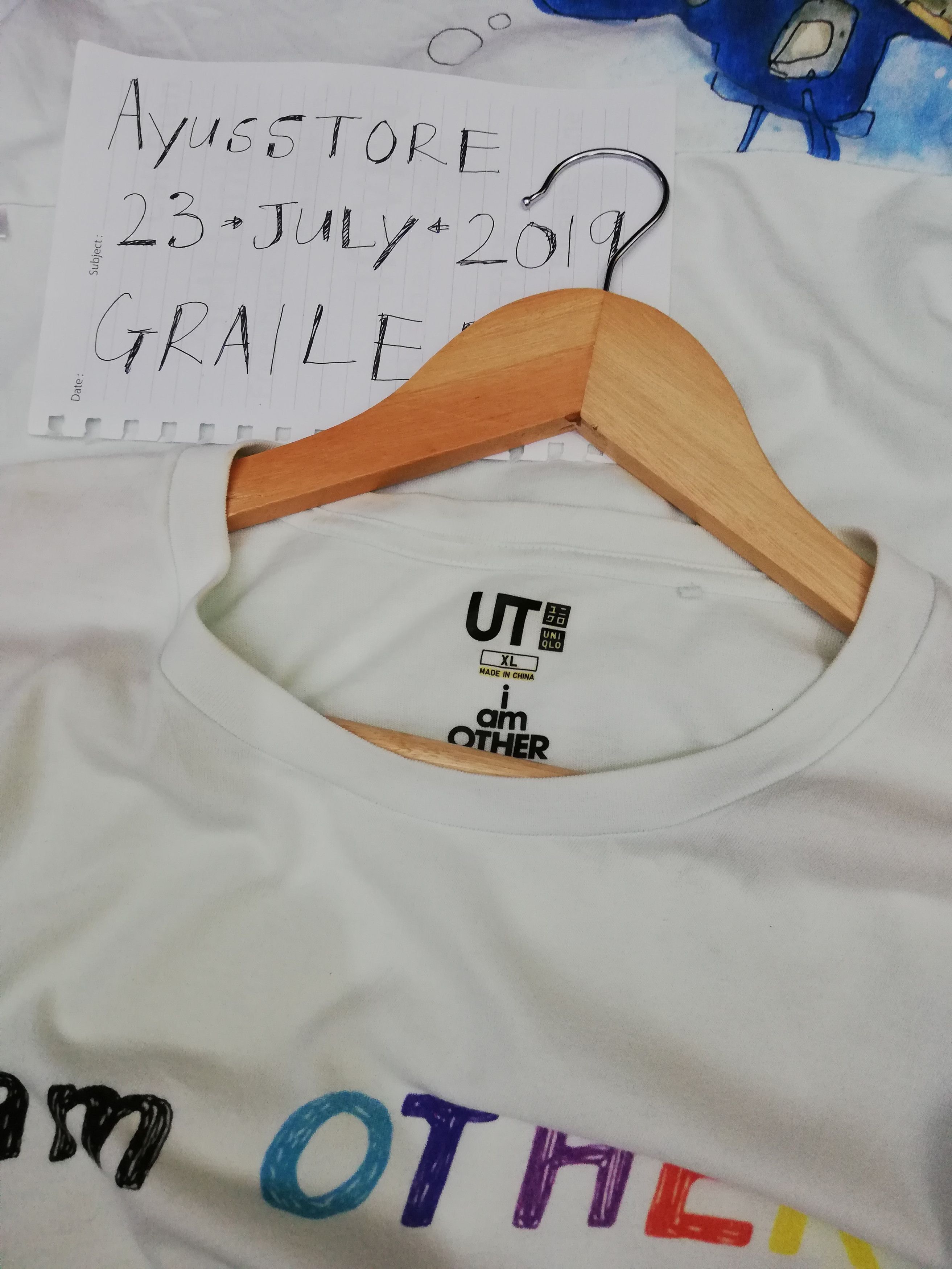 Uniqlo I Am Order Graphic Tshirt Size US XL / EU 56 / 4 - 6 Thumbnail