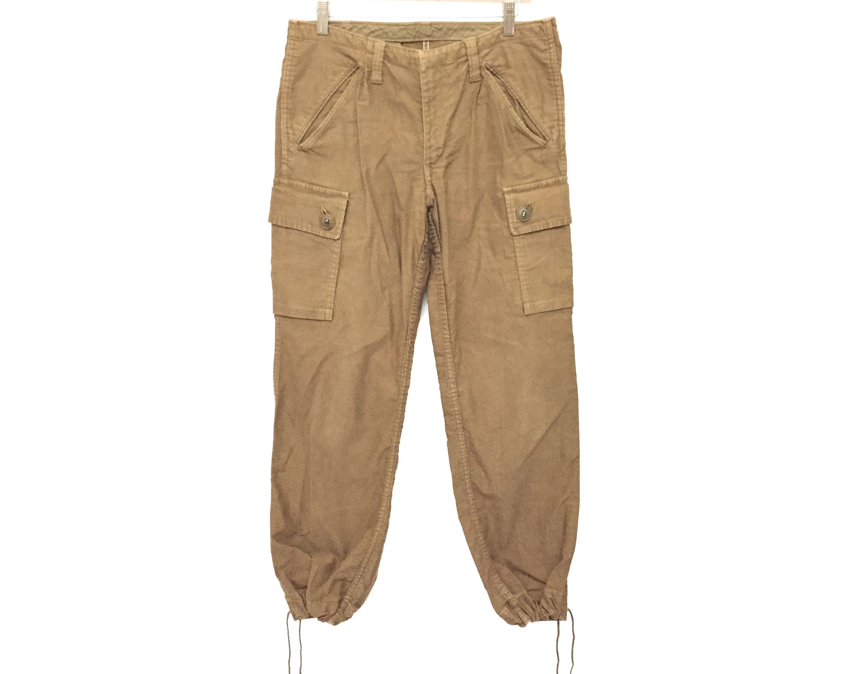 Blue Blue Japan × HOLLYWOOD RANCH MARKET × Japanese Brand Drawstring hem heavy cargo pants Size US 30 / EU 46 - 2 Thumbnail