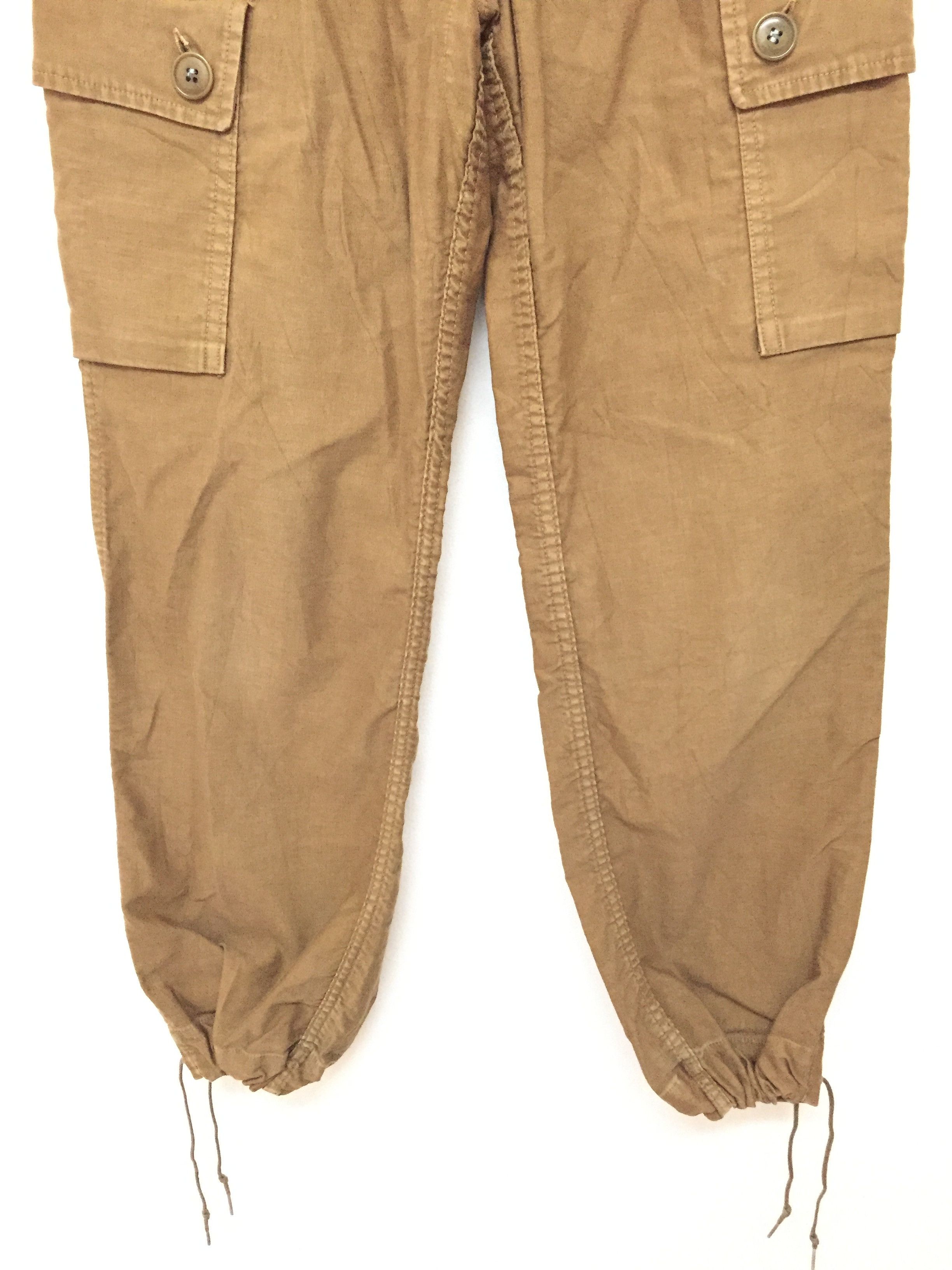 Blue Blue Japan × HOLLYWOOD RANCH MARKET × Japanese Brand Drawstring hem heavy cargo pants Size US 30 / EU 46 - 4 Thumbnail