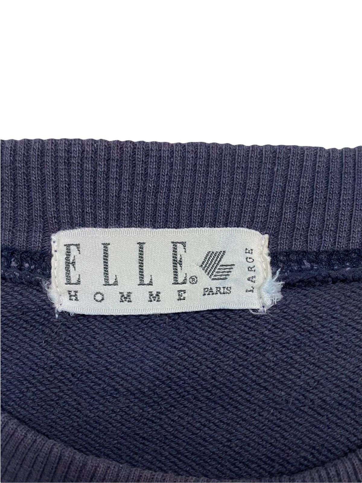Designer VTG ELLE HOMME PARIS EMBROIDERY BIG SPELL OUT SWEATSHIRT Size US M / EU 48-50 / 2 - 10 Thumbnail