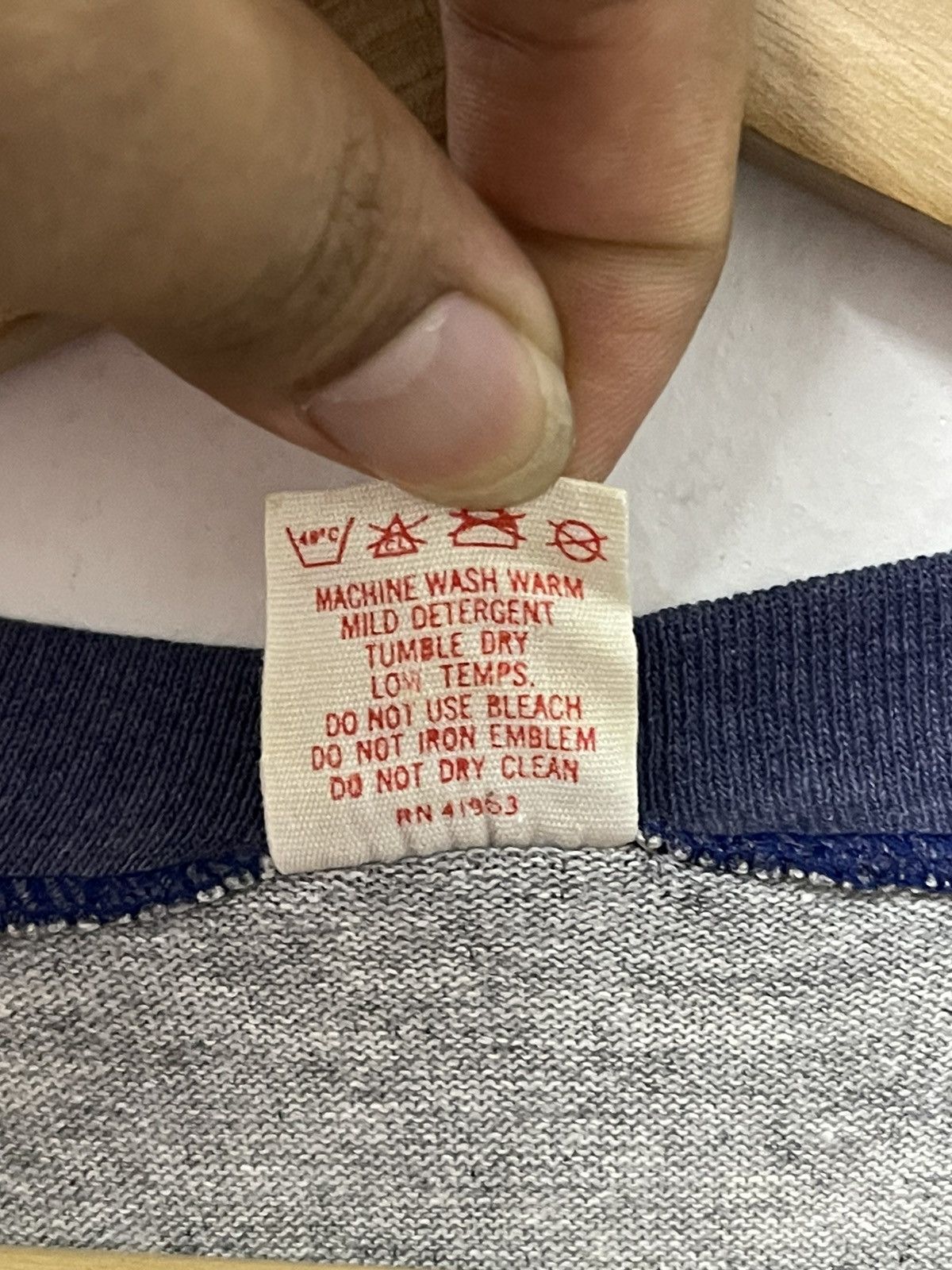 Vintage Vtg National Wrestling Championship 80’s Three Quarter Tee Size US M / EU 48-50 / 2 - 6 Thumbnail