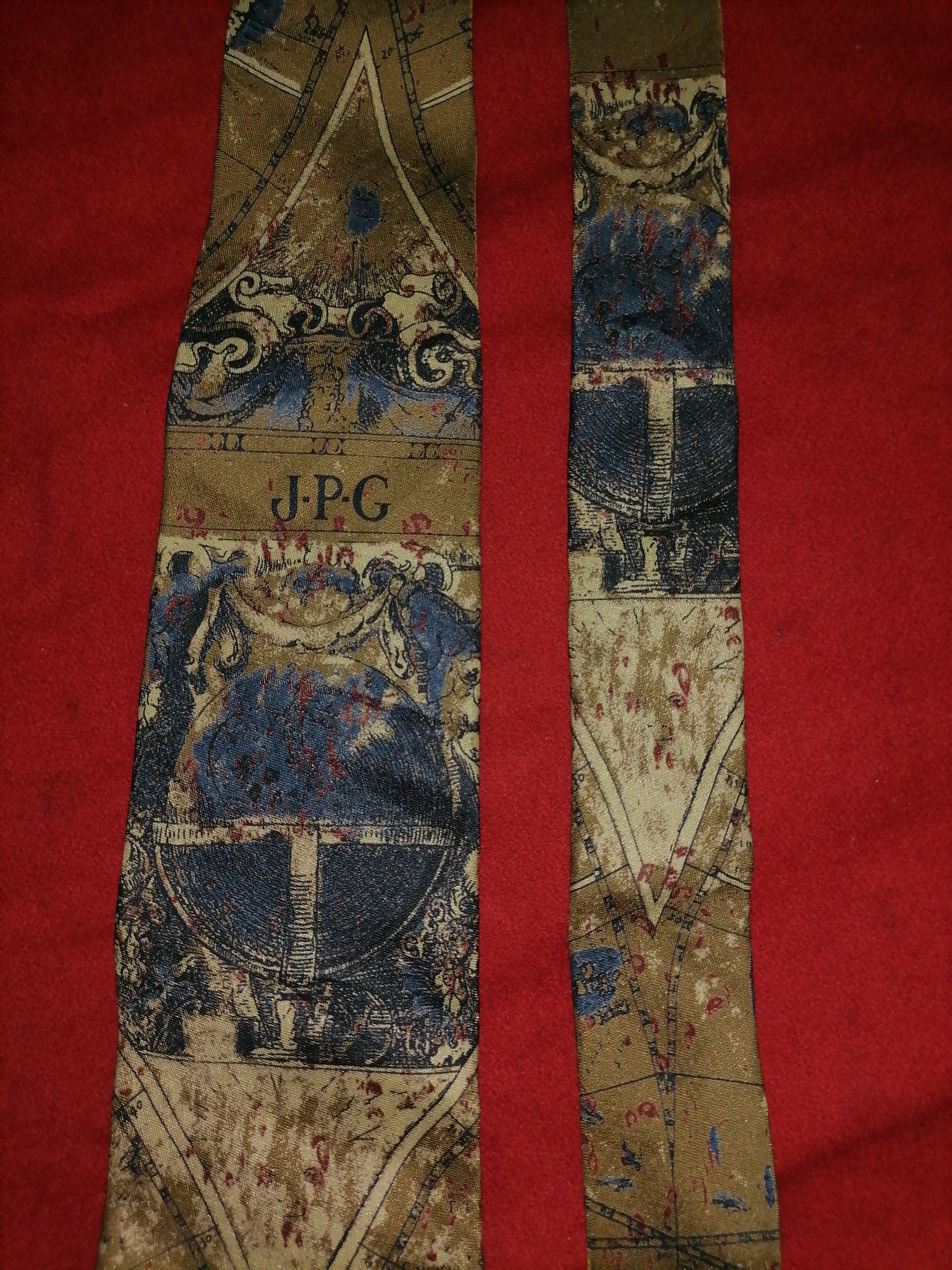 Jean Paul Gaultier Vintage Jean Paul Gaultier Tie Size ONE SIZE - 3 Thumbnail