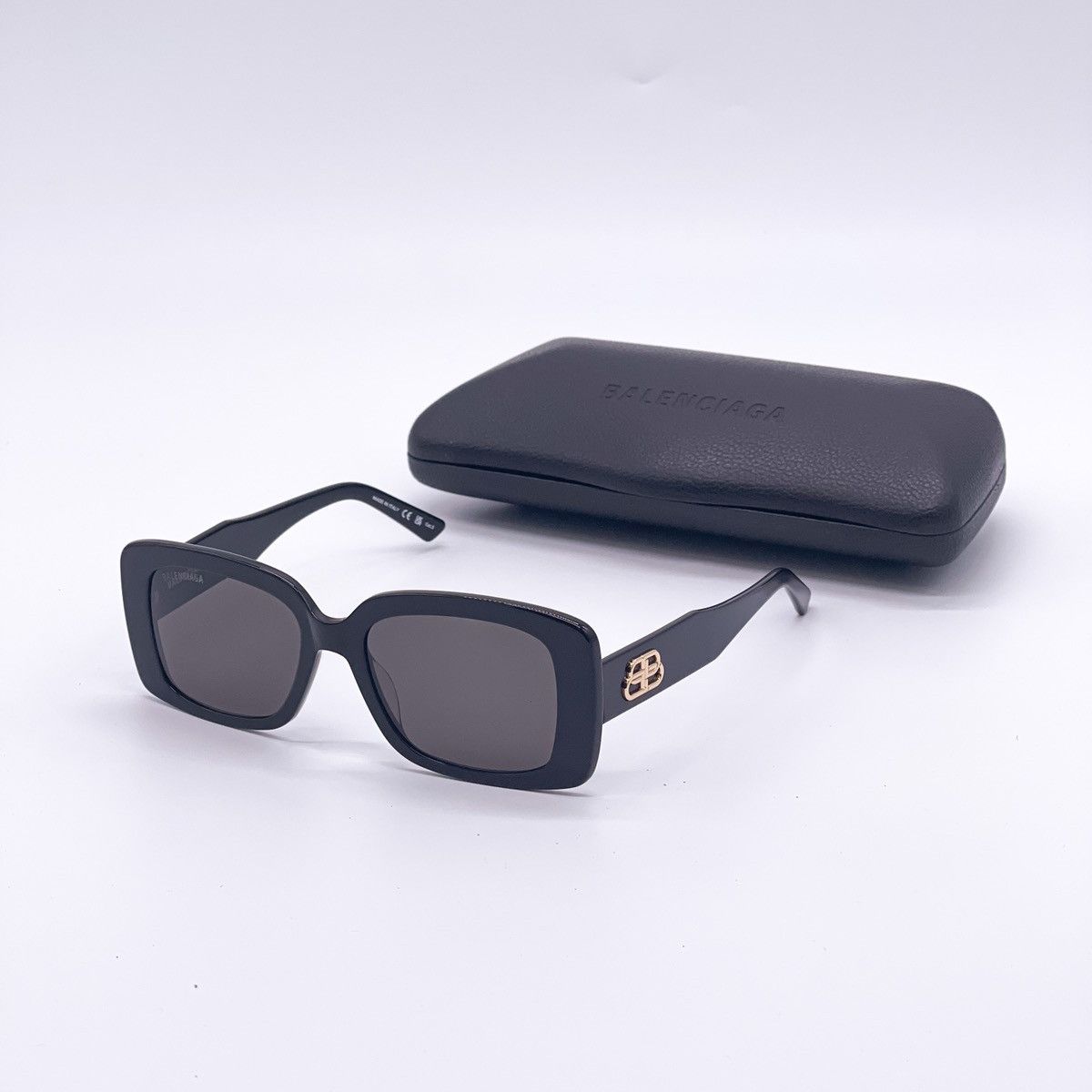 image of New Balenciaga Bb0048S 001 Sunglasses Balenciaga in Black, Men's
