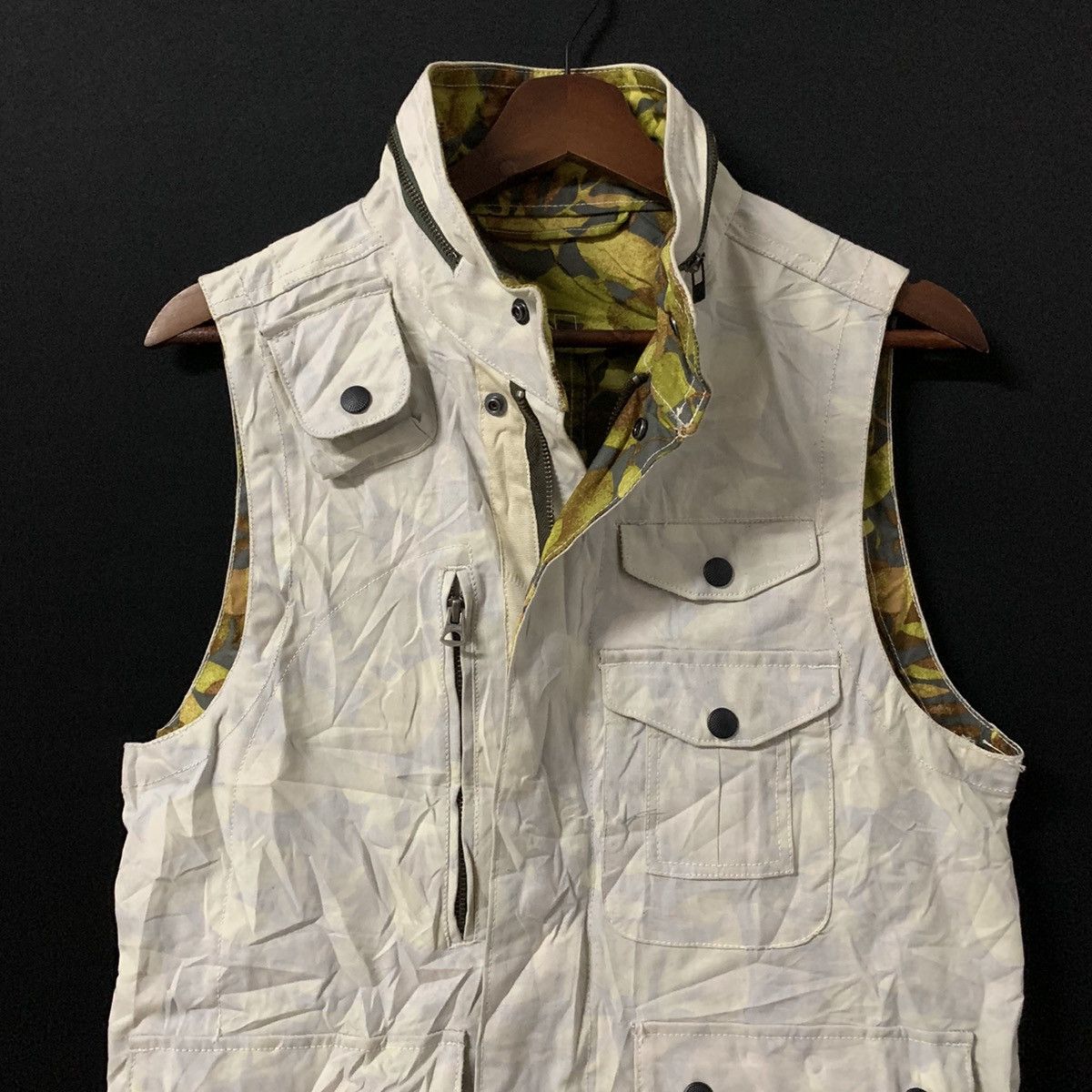 Vintage SICKS🔥JAPANESE VINTAGE Tactical Multi Pocket VERY RARE Vest Size US S / EU 44-46 / 1 - 2 Thumbnail