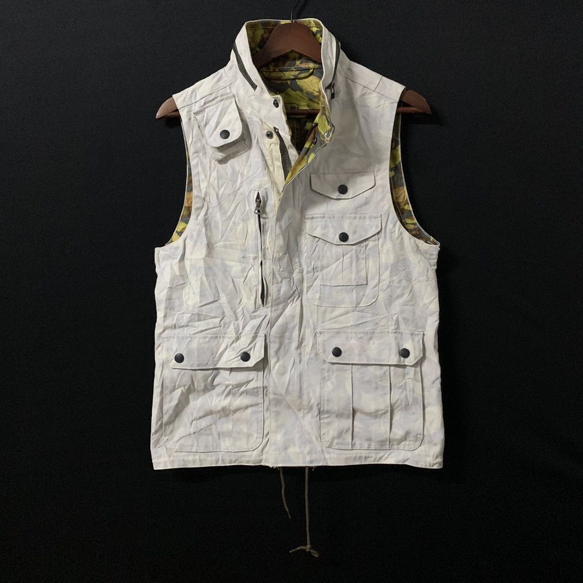 Vintage SICKS🔥JAPANESE VINTAGE Tactical Multi Pocket VERY RARE Vest Size US S / EU 44-46 / 1 - 1 Thumbnail