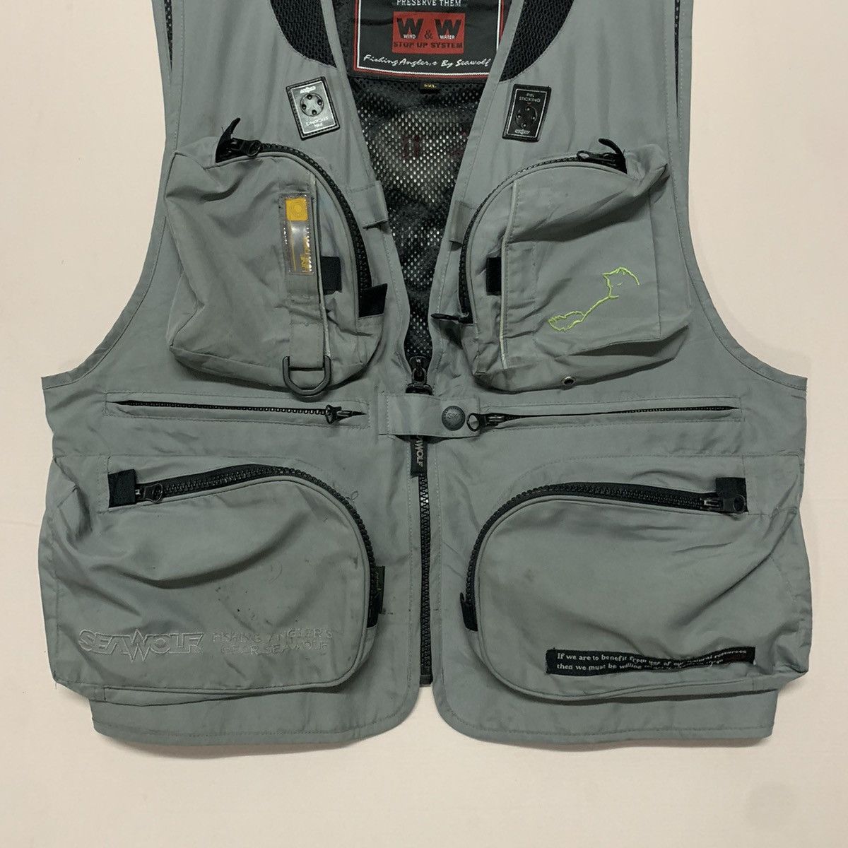 Hunter × Japanese Brand Sea Wolf Brand Hunting Fishing Multi Pocket Vest Jacket Size US S / EU 44-46 / 1 - 3 Thumbnail