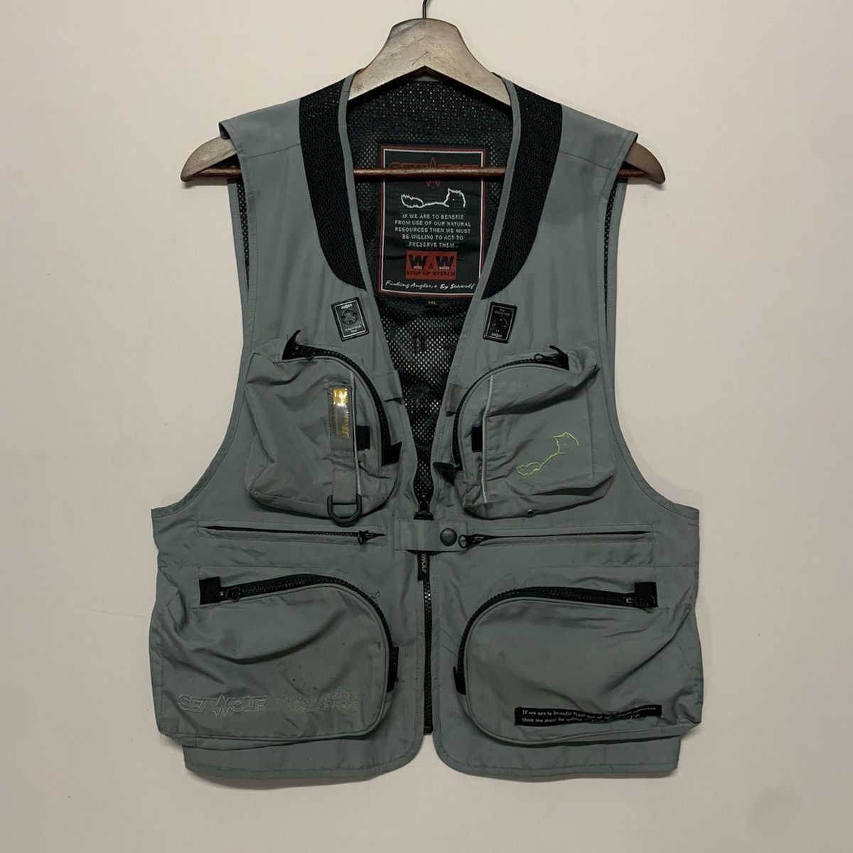 Hunter × Japanese Brand Sea Wolf Brand Hunting Fishing Multi Pocket Vest Jacket Size US S / EU 44-46 / 1 - 2 Thumbnail