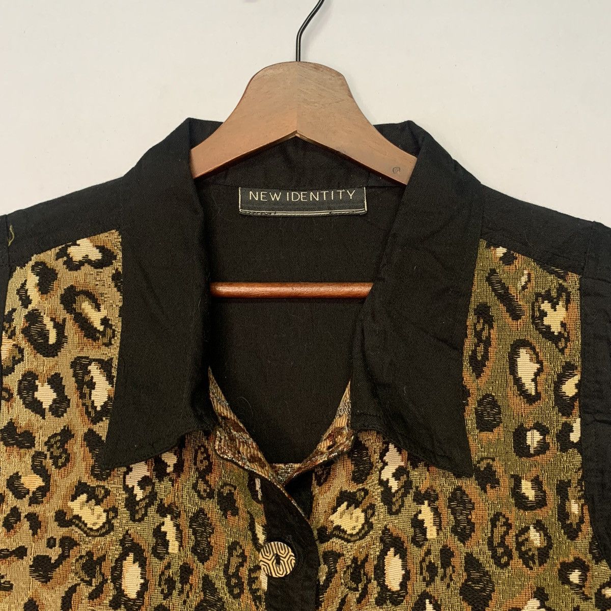 Vintage New Identity Leopard Design Vest Sleeveless