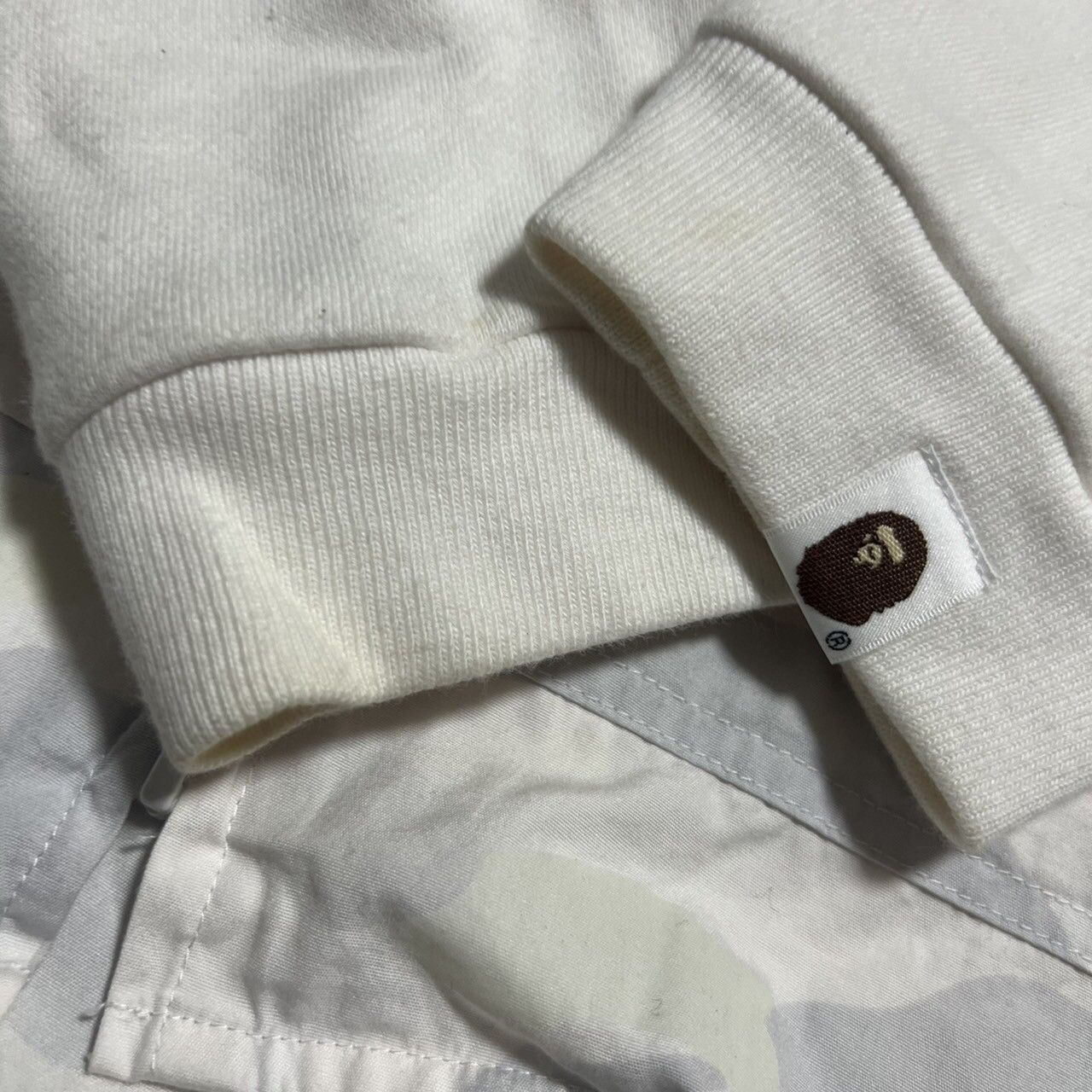 Bape BAPE zip up shirts Hoodie White camo Size US M / EU 48-50 / 2 - 2 Thumbnail