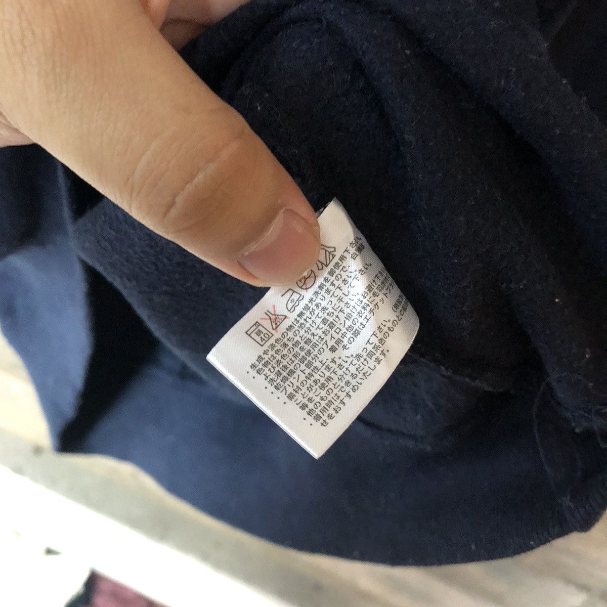 Japanese Brand Commontage London ATL Skull Dark blue Sweatshirt #017B Size US L / EU 52-54 / 3 - 8 Thumbnail
