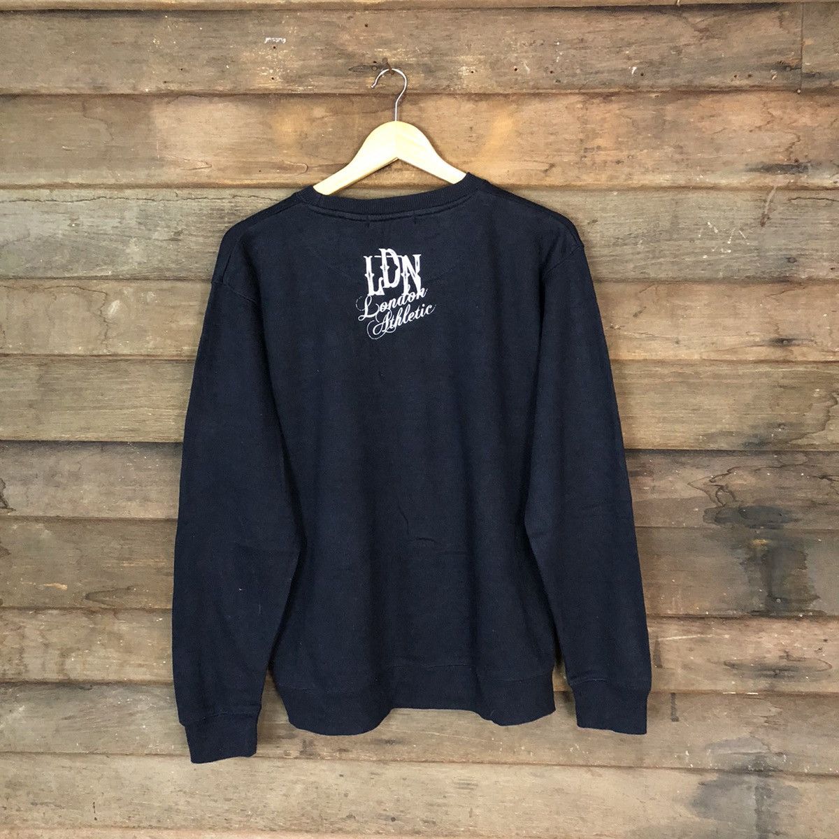 Japanese Brand Commontage London ATL Skull Dark blue Sweatshirt #017B Size US L / EU 52-54 / 3 - 10 Thumbnail