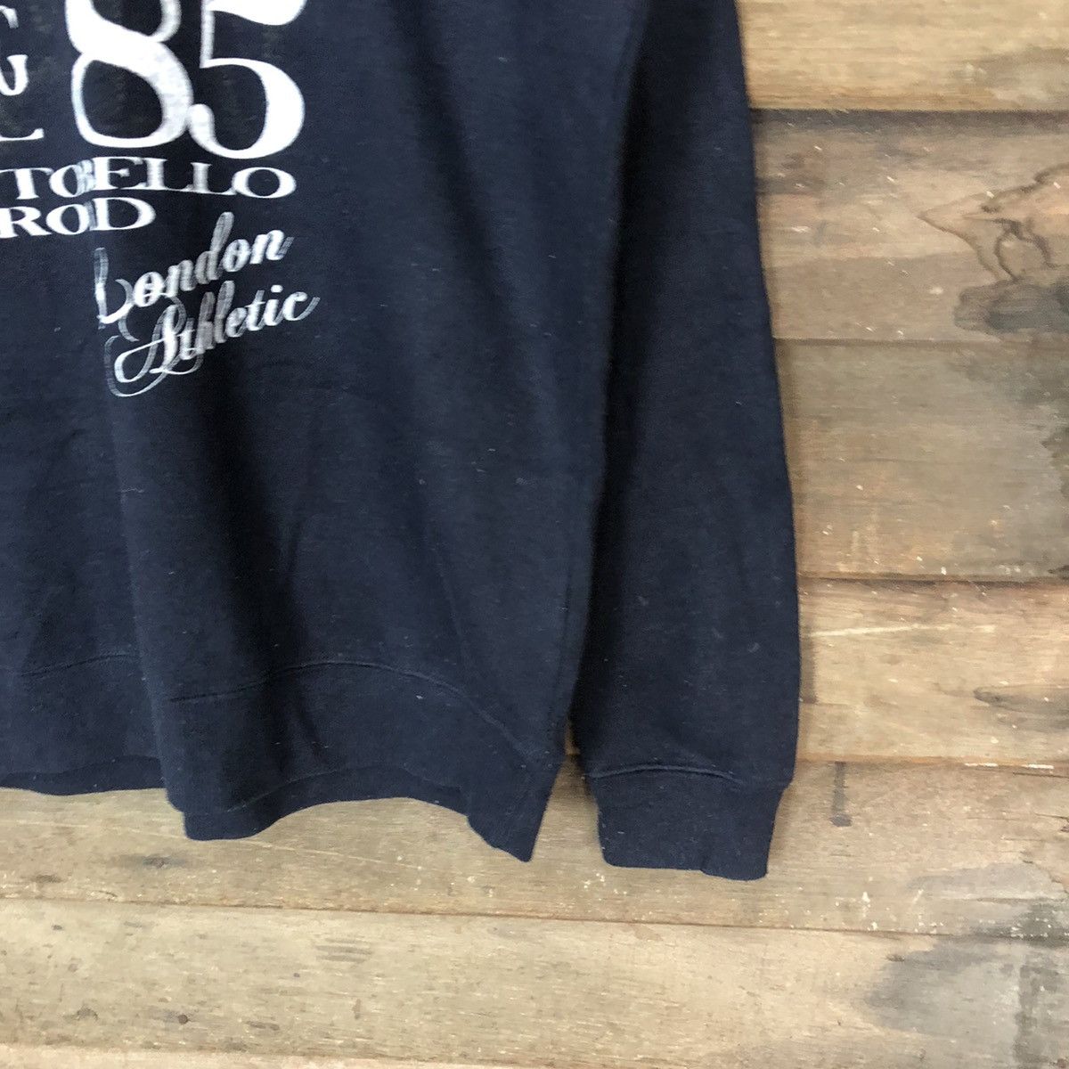 Japanese Brand Commontage London ATL Skull Dark blue Sweatshirt #017B Size US L / EU 52-54 / 3 - 5 Thumbnail
