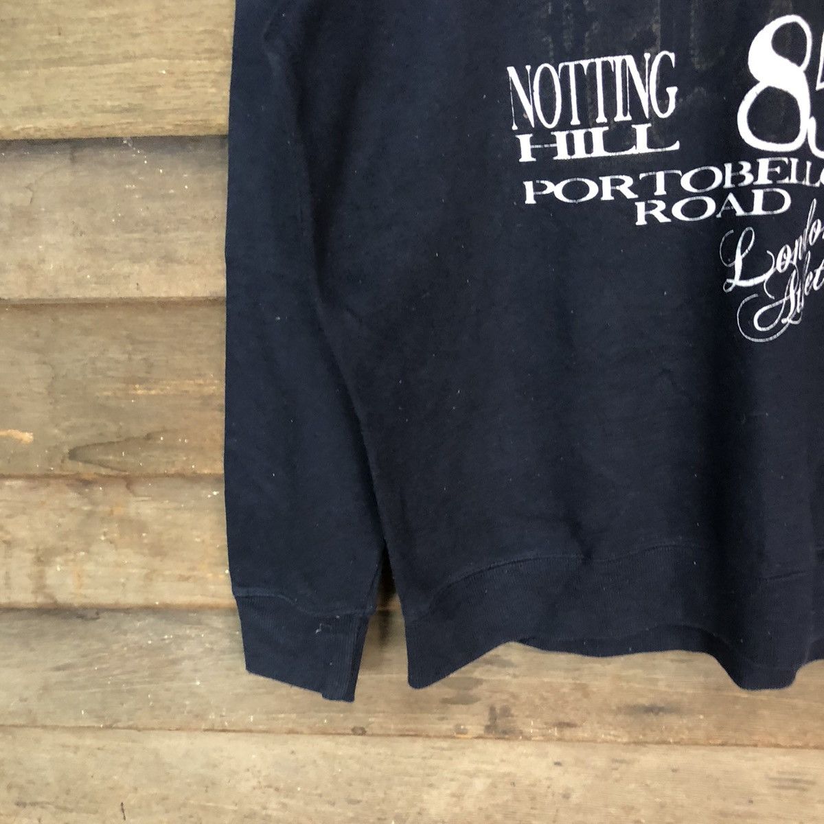 Japanese Brand Commontage London ATL Skull Dark blue Sweatshirt #017B Size US L / EU 52-54 / 3 - 4 Thumbnail