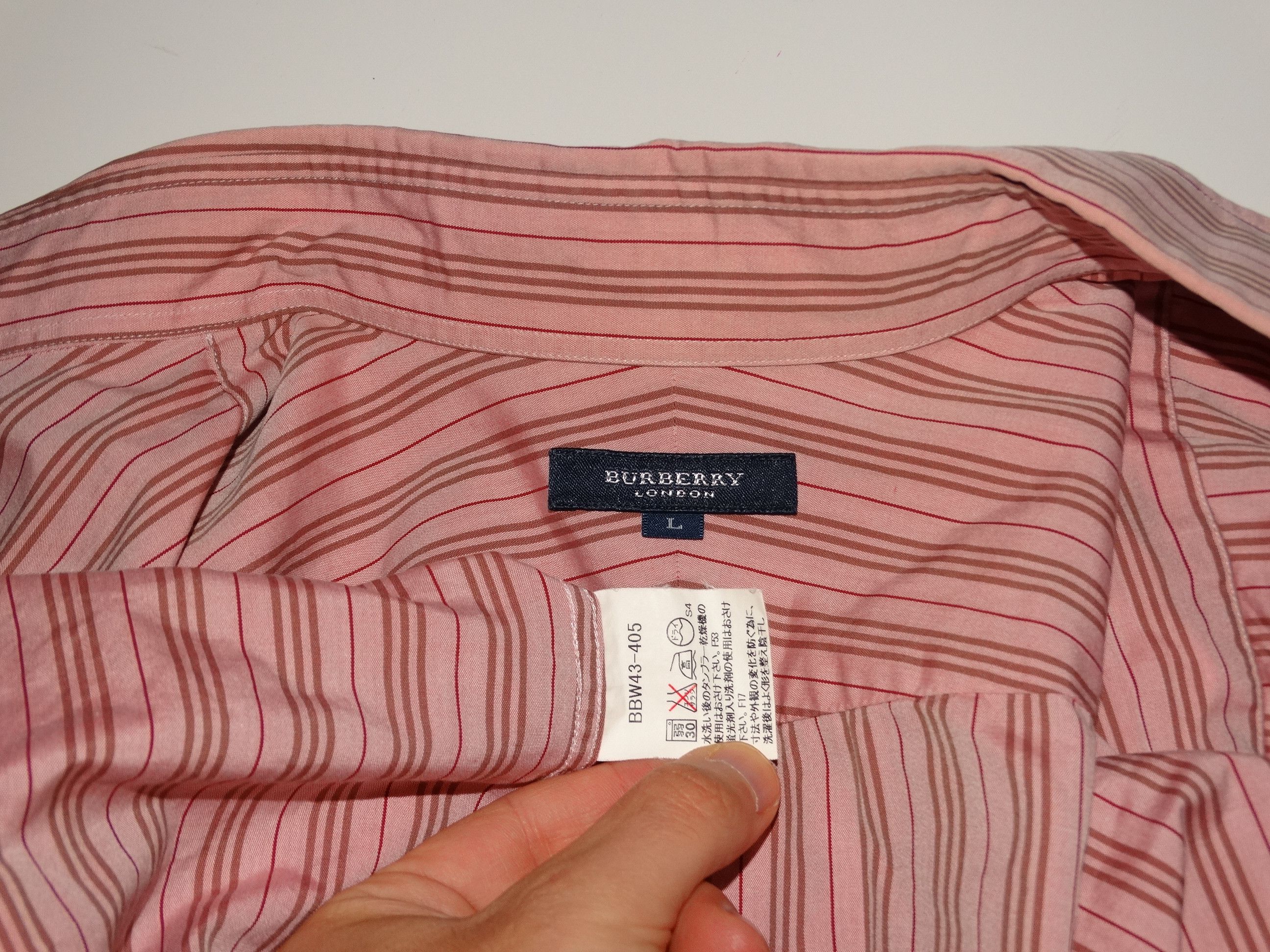 Burberry × Burberry Prorsum U19 Burberry novacheck stripes pattern striped shirt L Size US L / EU 52-54 / 3 - 4 Thumbnail