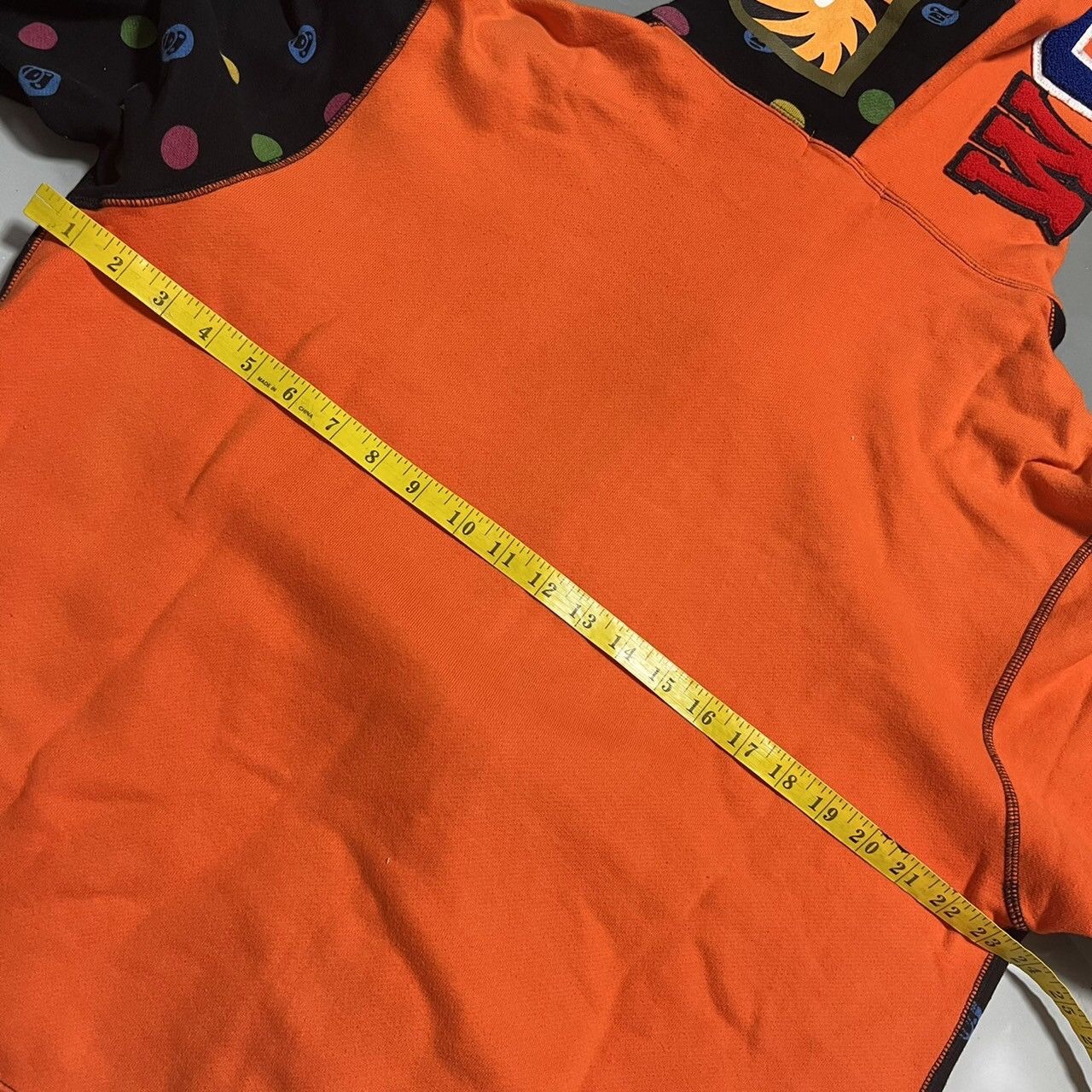 Bape BAPE shark full zip hoodie orange/dot Size US XXL / EU 58 / 5 - 6 Thumbnail