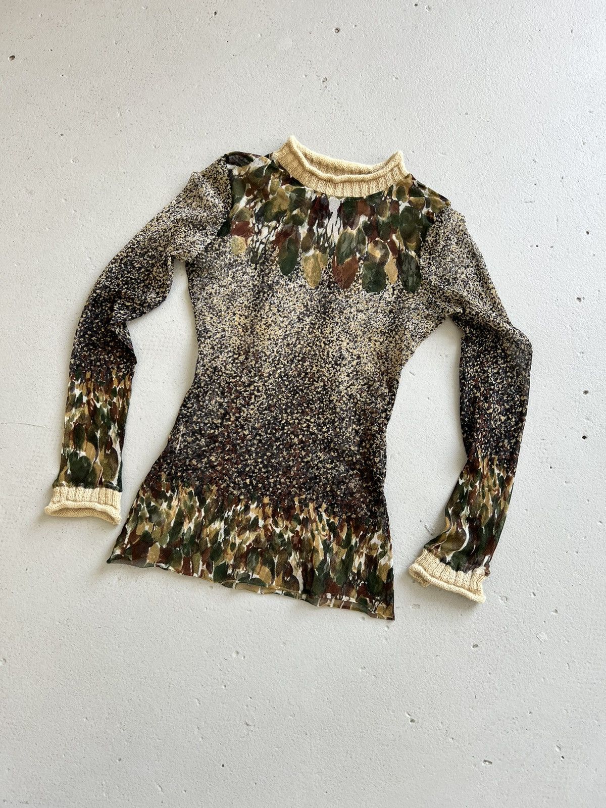 FUZZI カーディガン 総柄 モノトーン Jean Paul Gaultier Jean Paul Gaultier Fuzzi | Grailed